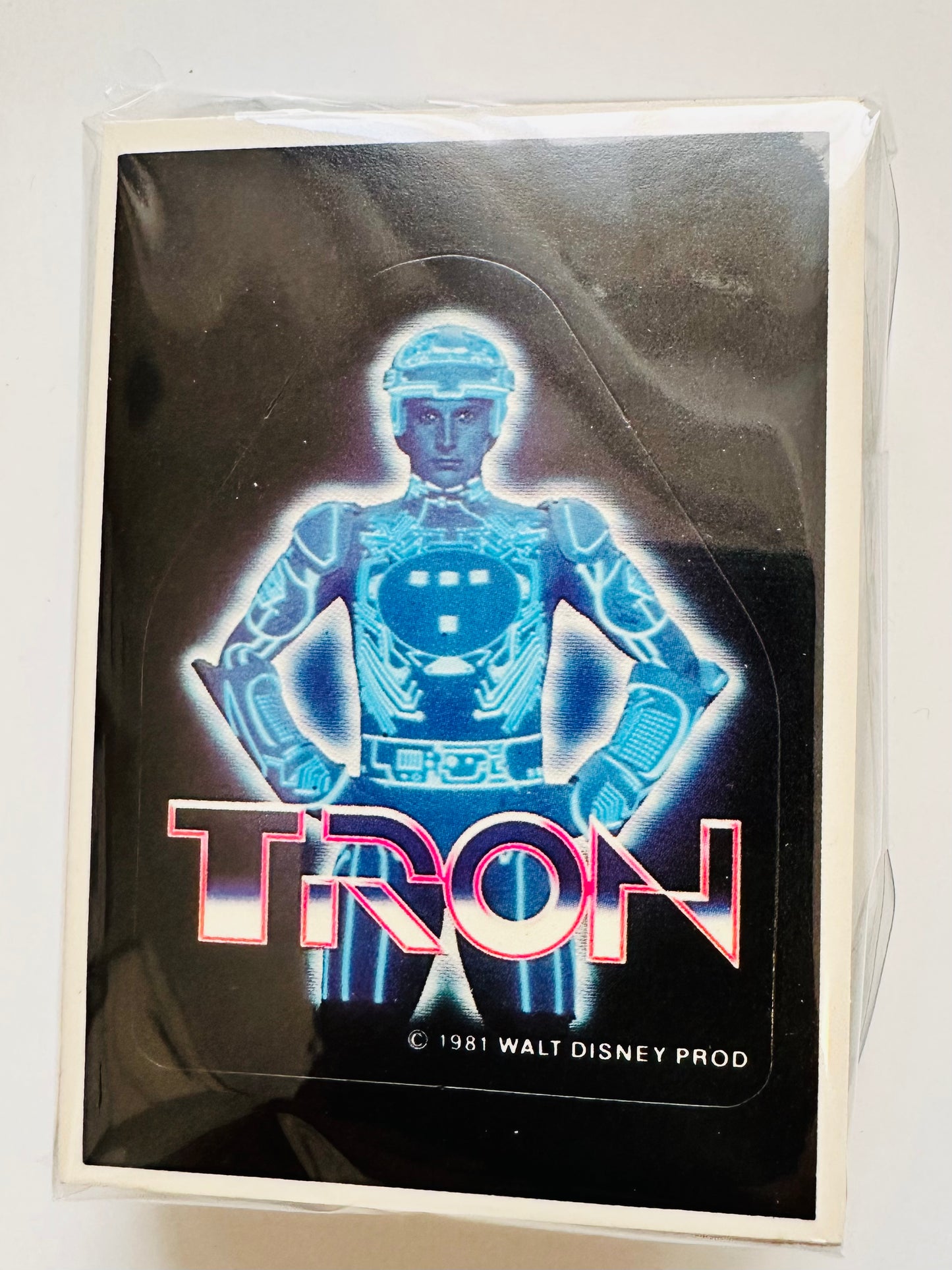 Tron Movie original cards and stickers set 1982