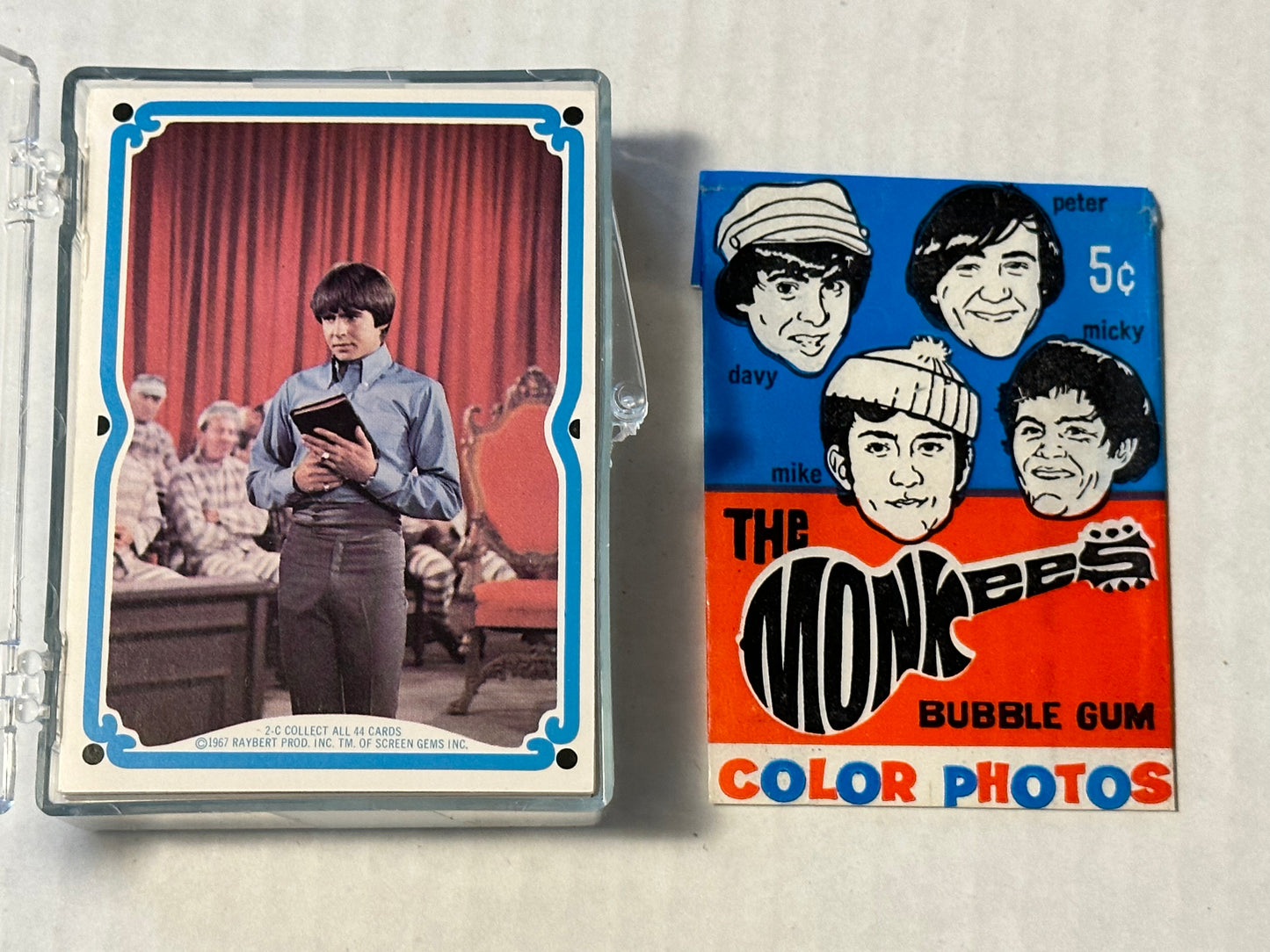 The Monkees Original cards set with wrapper 1967