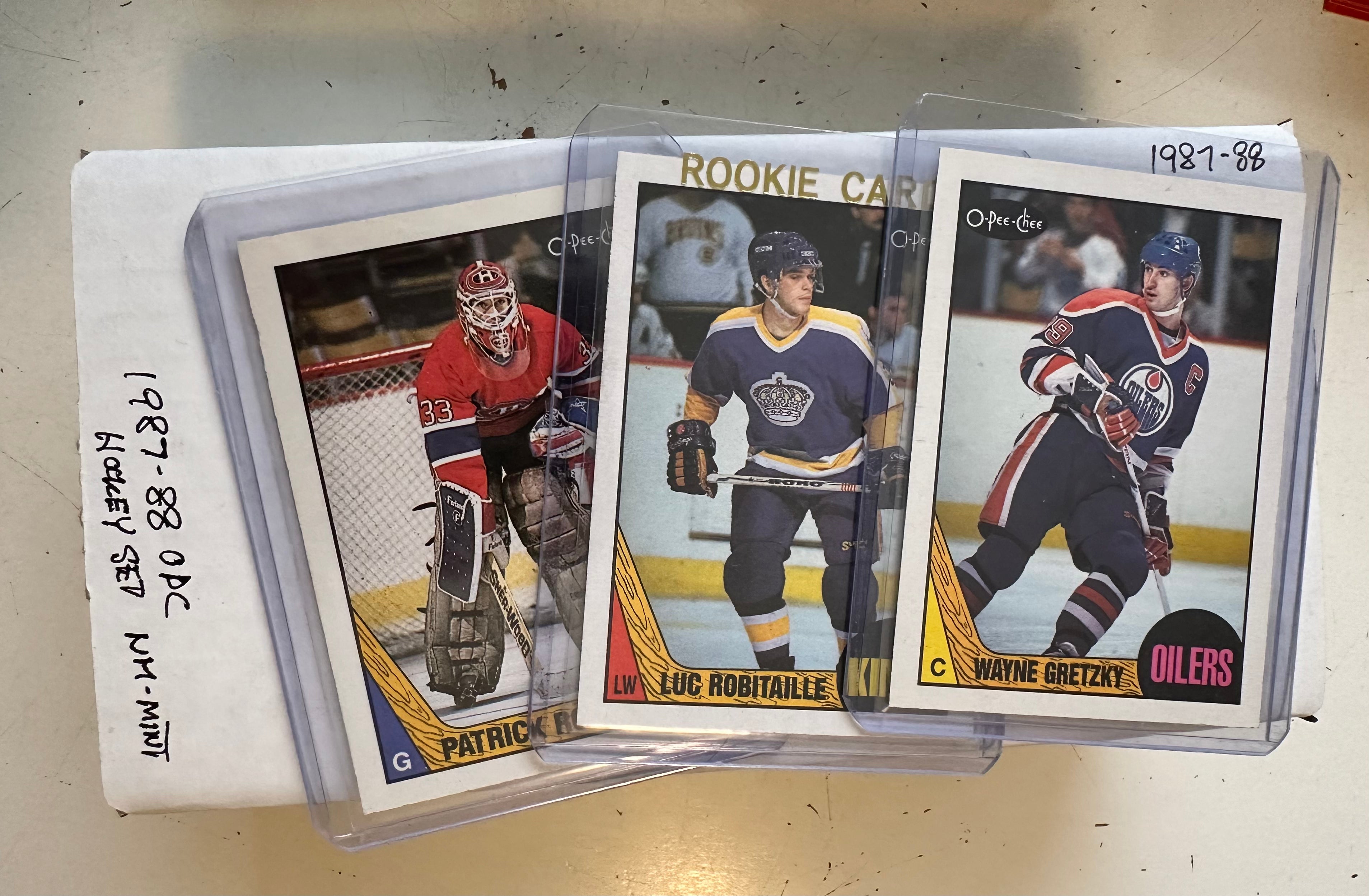 1987-88 Opc hockey cards NM-Mint set