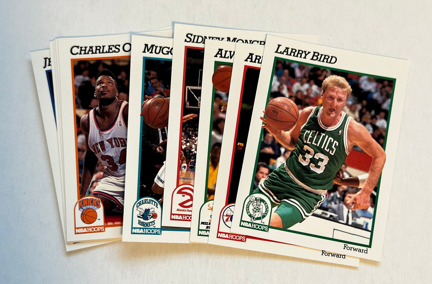 Hoops basketball 10 cards rare promos set 1990-91