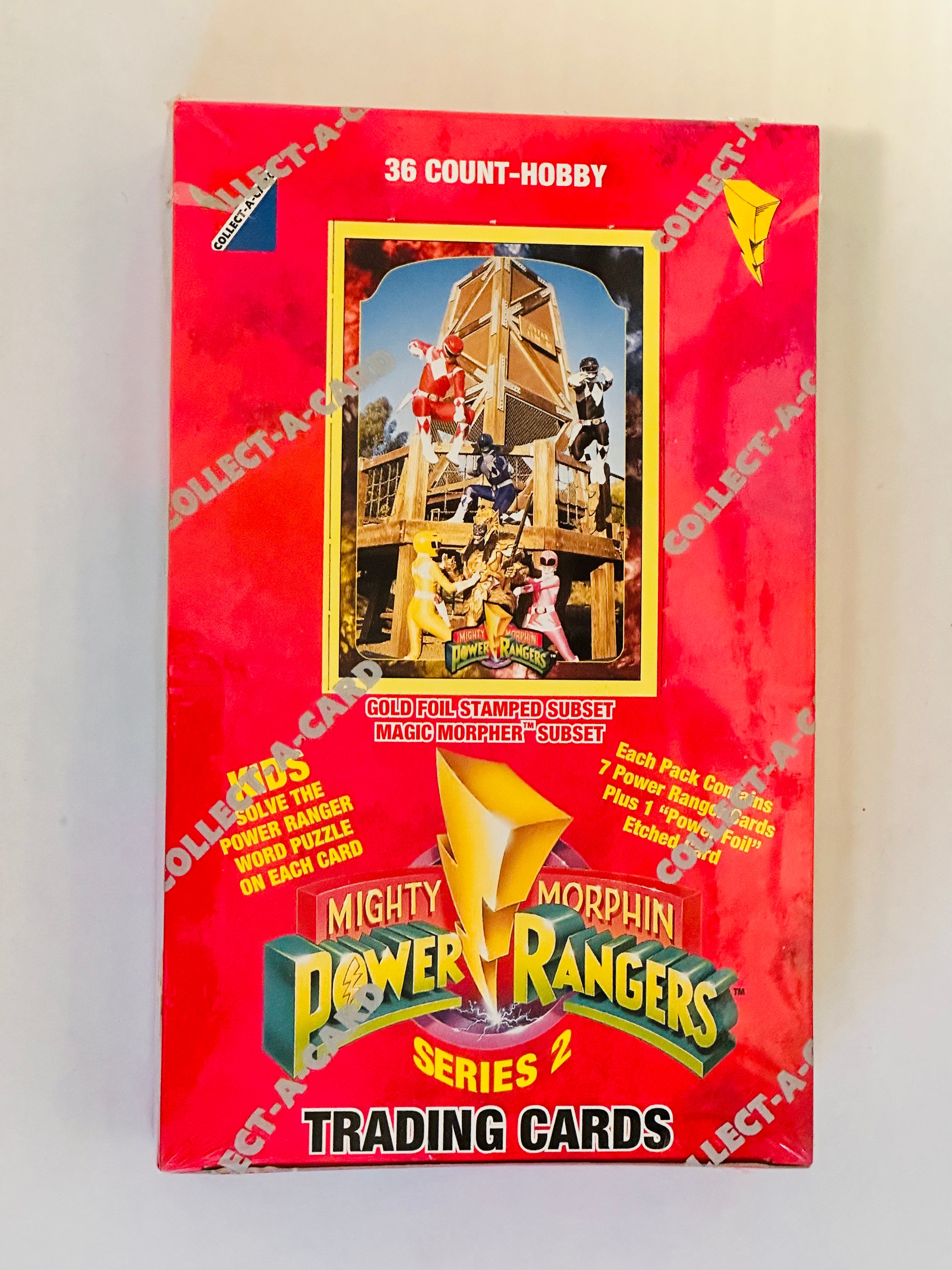 Power Rangers rare vintage factory sealed cards 36 packs 1994
