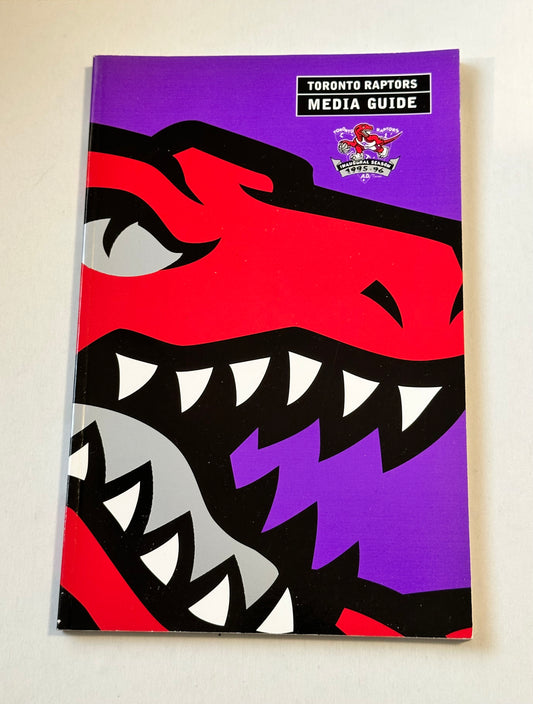 Toronto Raptors basketball first year media guide 1995/96