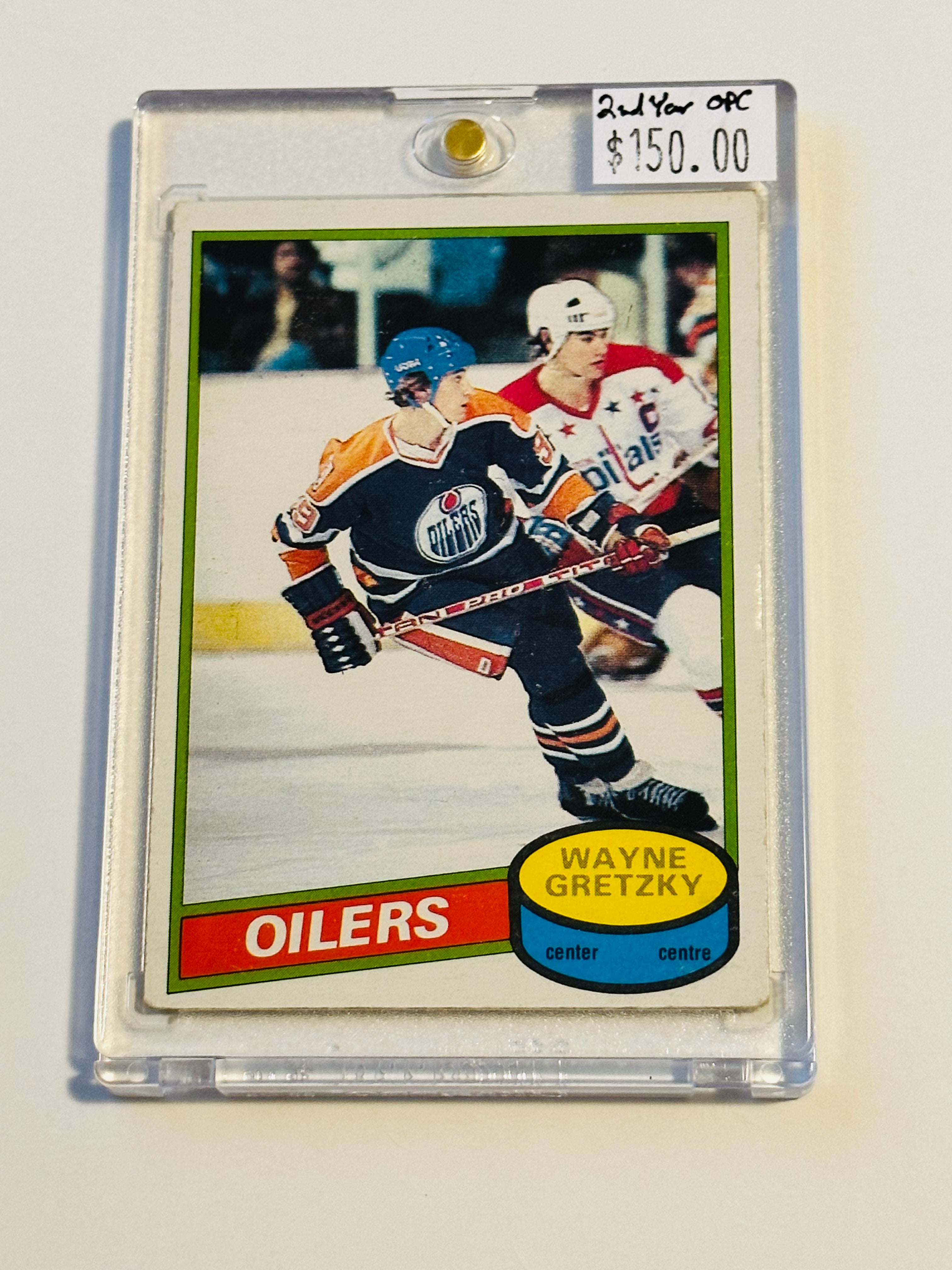 Wayne Gretzky Opc 2nd year hockey card 1980-81