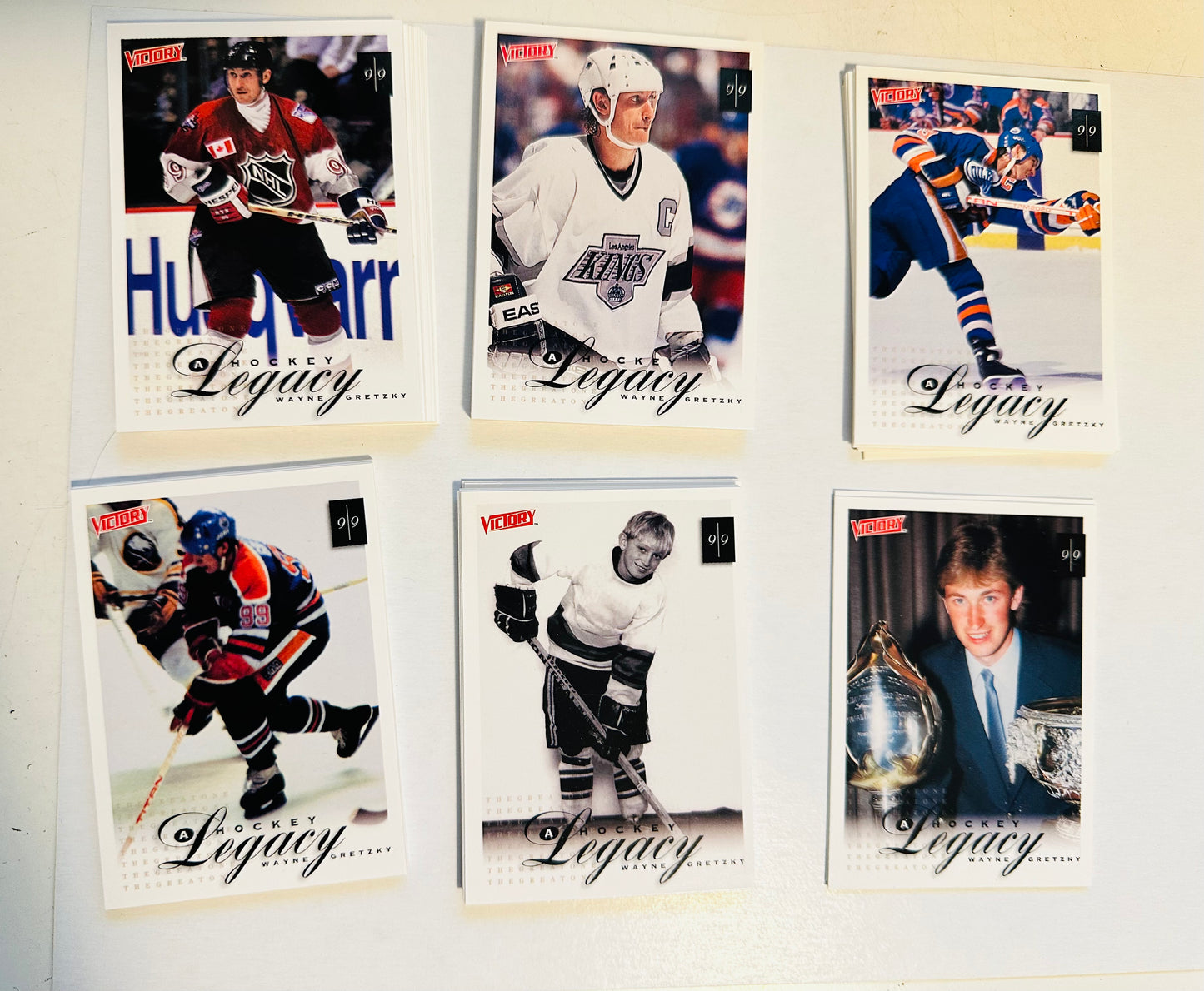 Wayne Gretzky hockey legend UD Victory hockey set (All Gretzky )