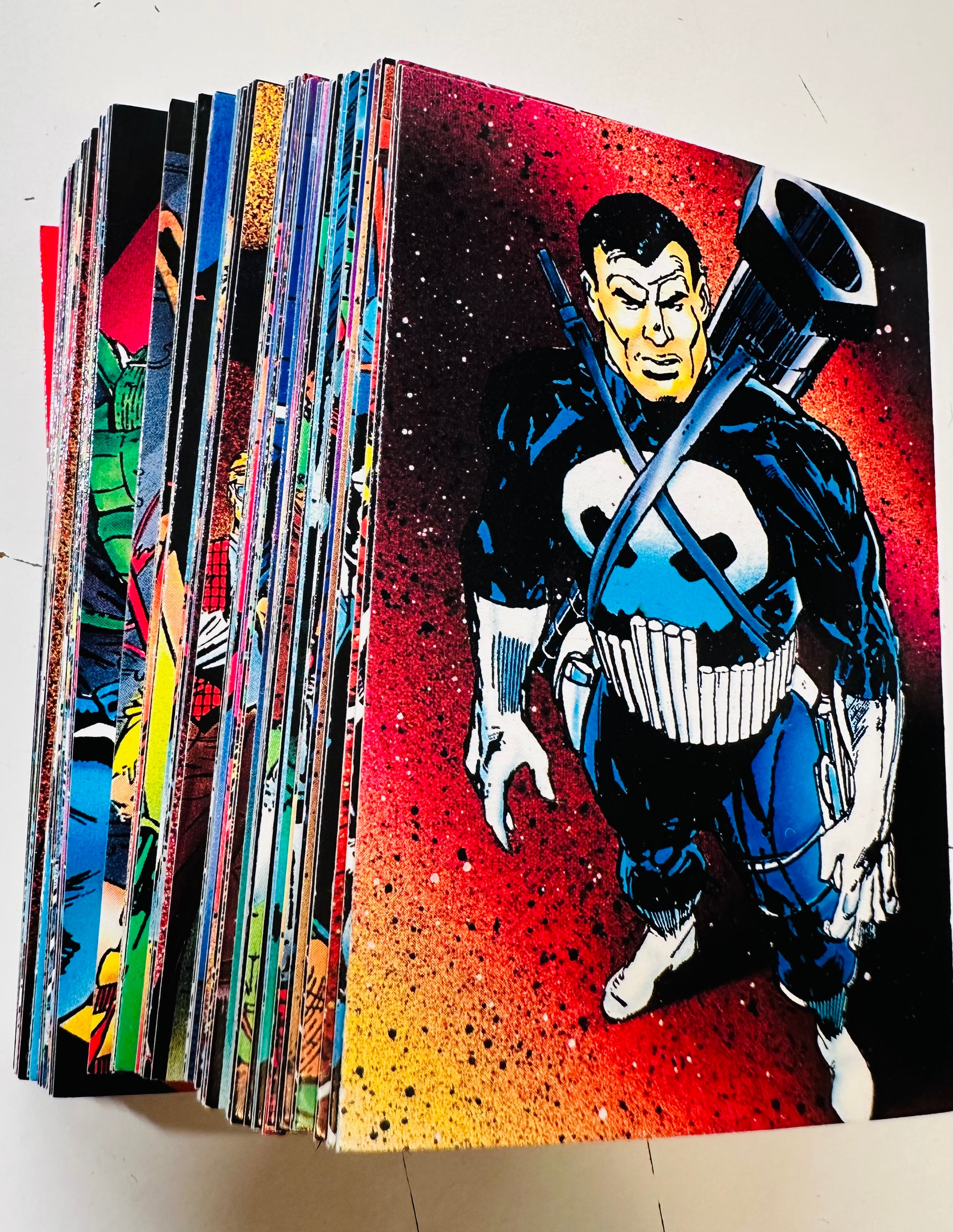 Punisher comic cards set 1992