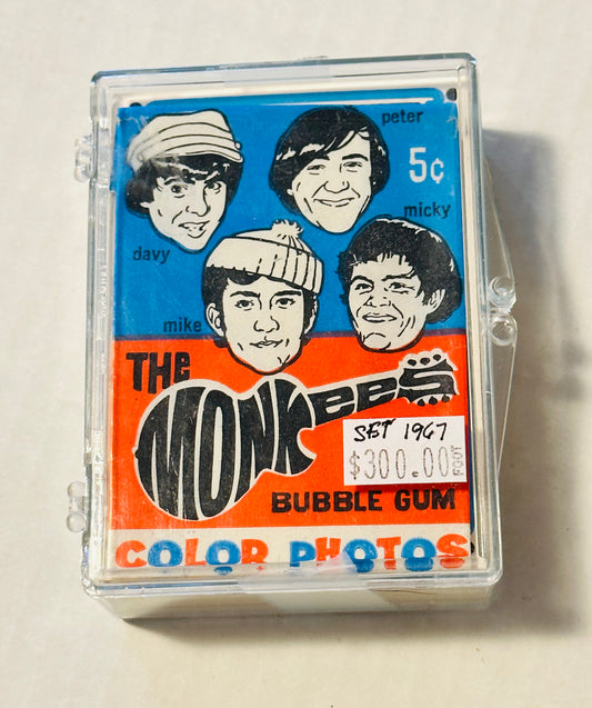 The Monkees Original cards set with wrapper 1967