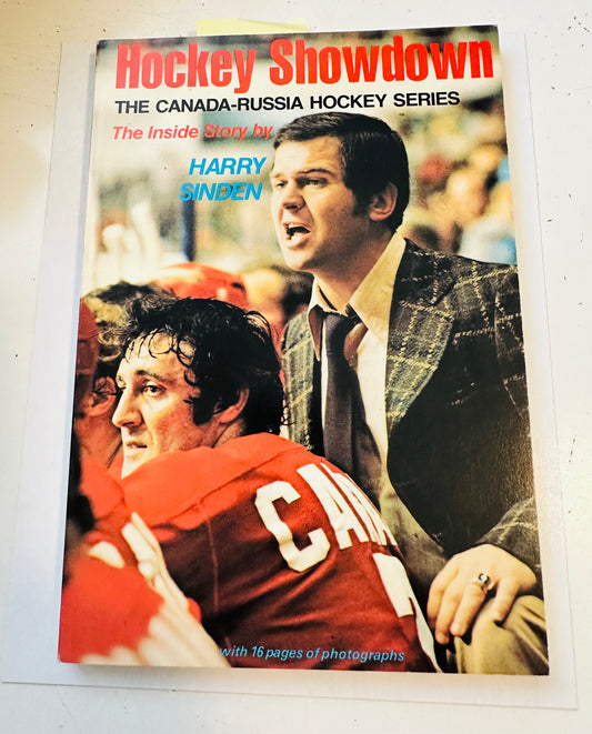 Frank Mahovlich autographed Canada versus Russia hockey book sold with COA