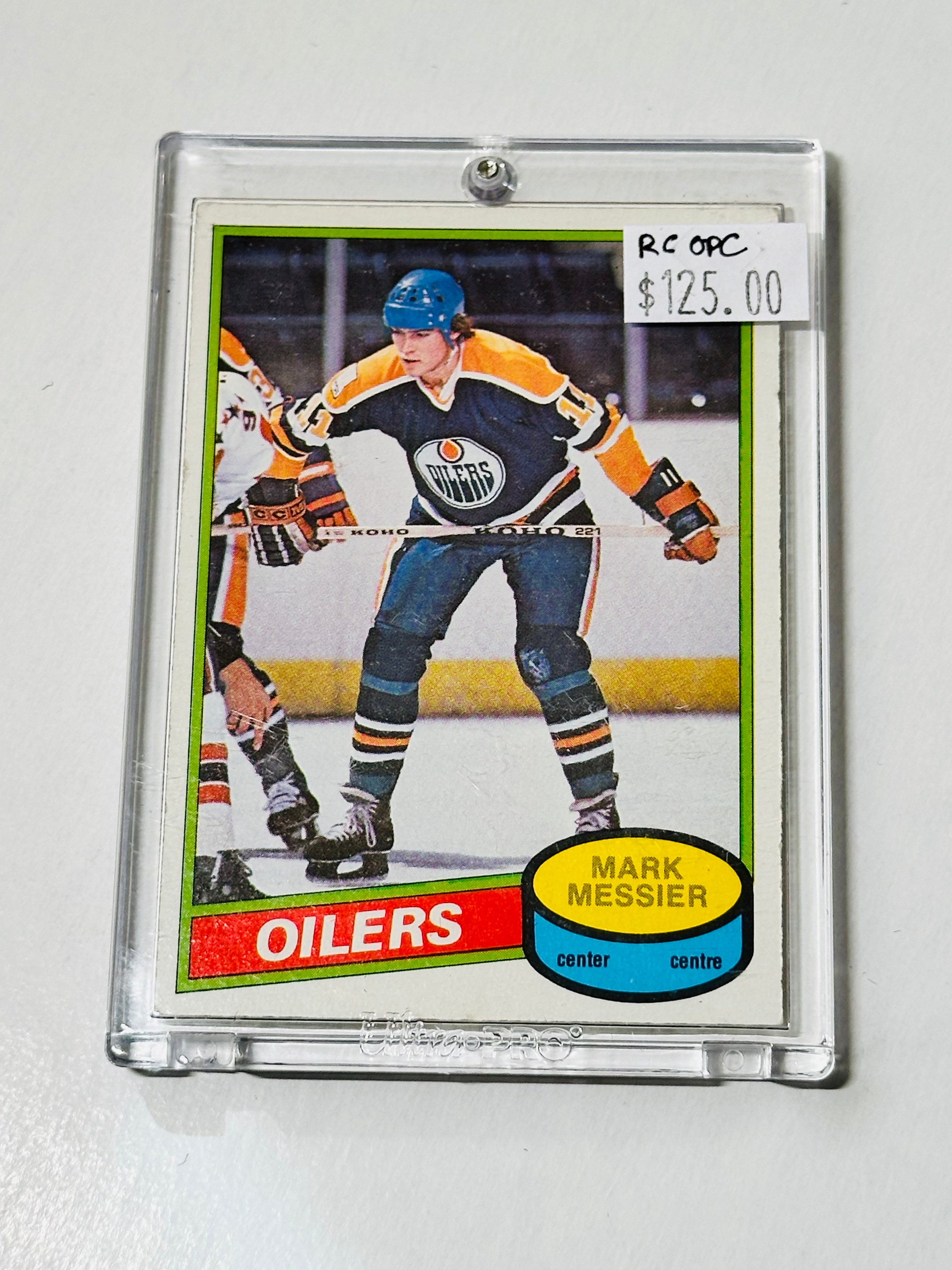 Mark Messier, Hockey legend Opc rookie card 1980-81