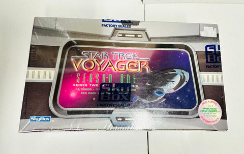 Star Trek Voyager cards rare special version  season one series 2 regional issued version jumbo box 1990s