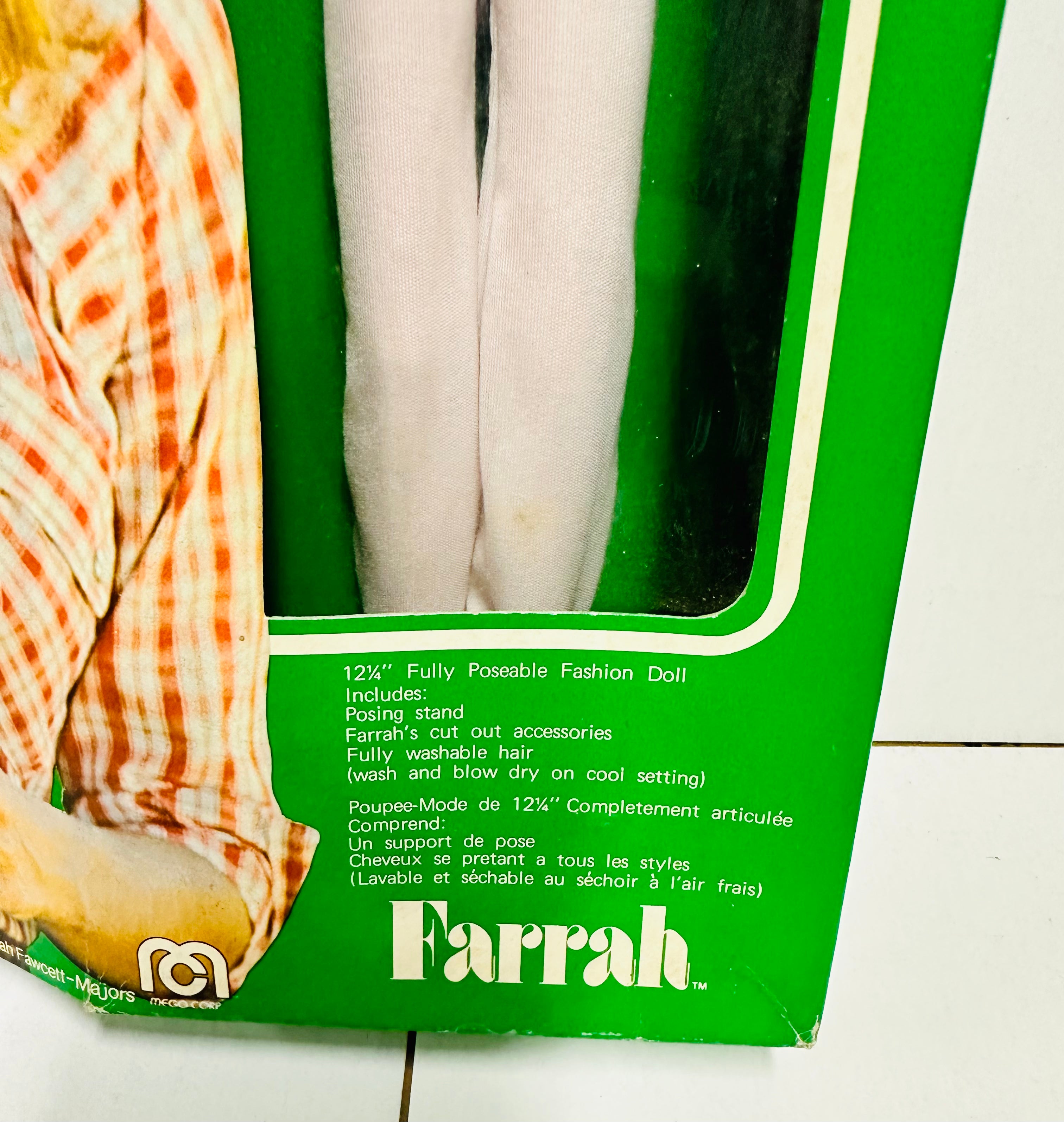 Farrah Fawcett rare Glamour doll in box 1977