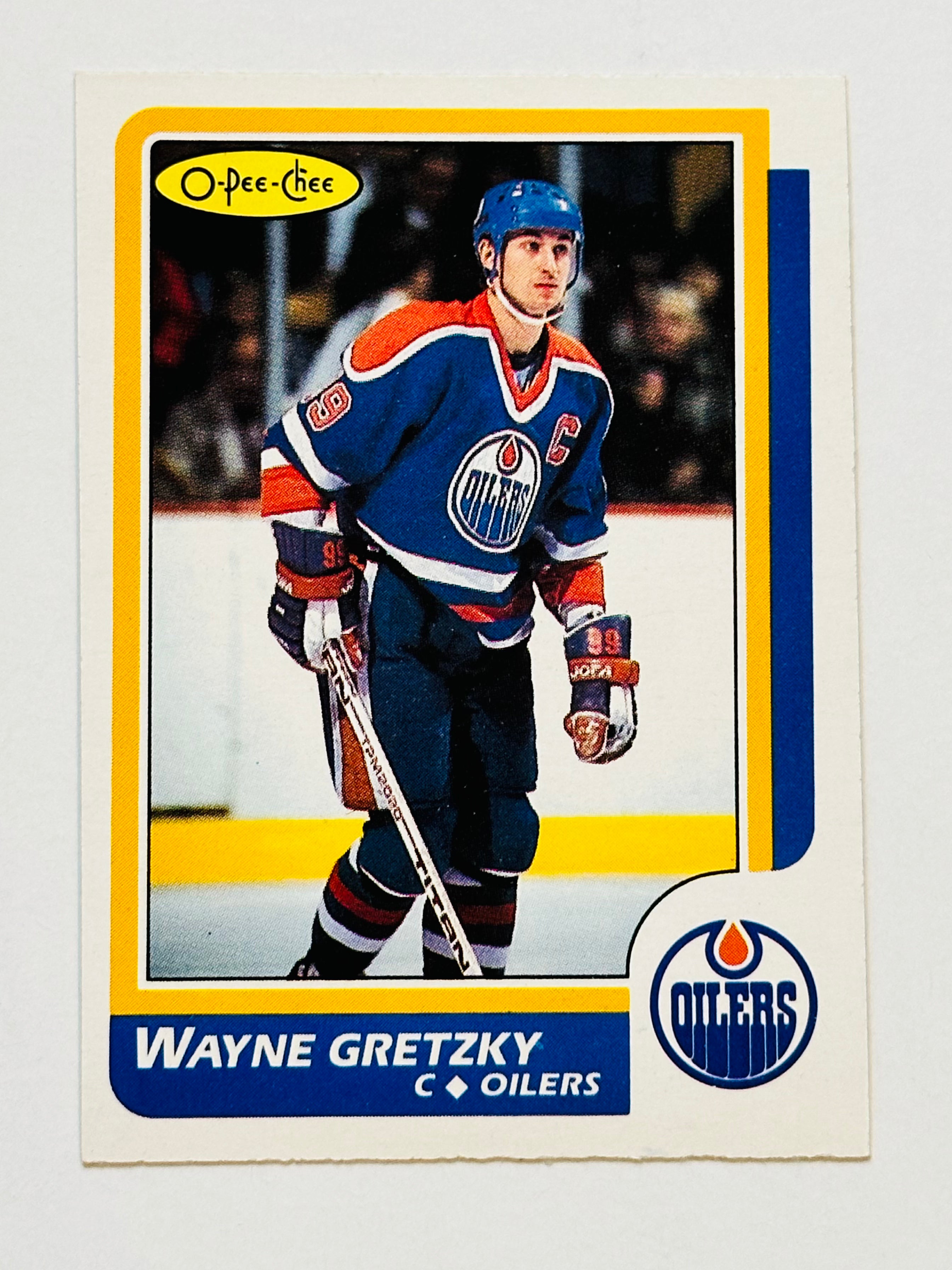 Wayne Gretzky Opc high grade condition hockey card 1986-87