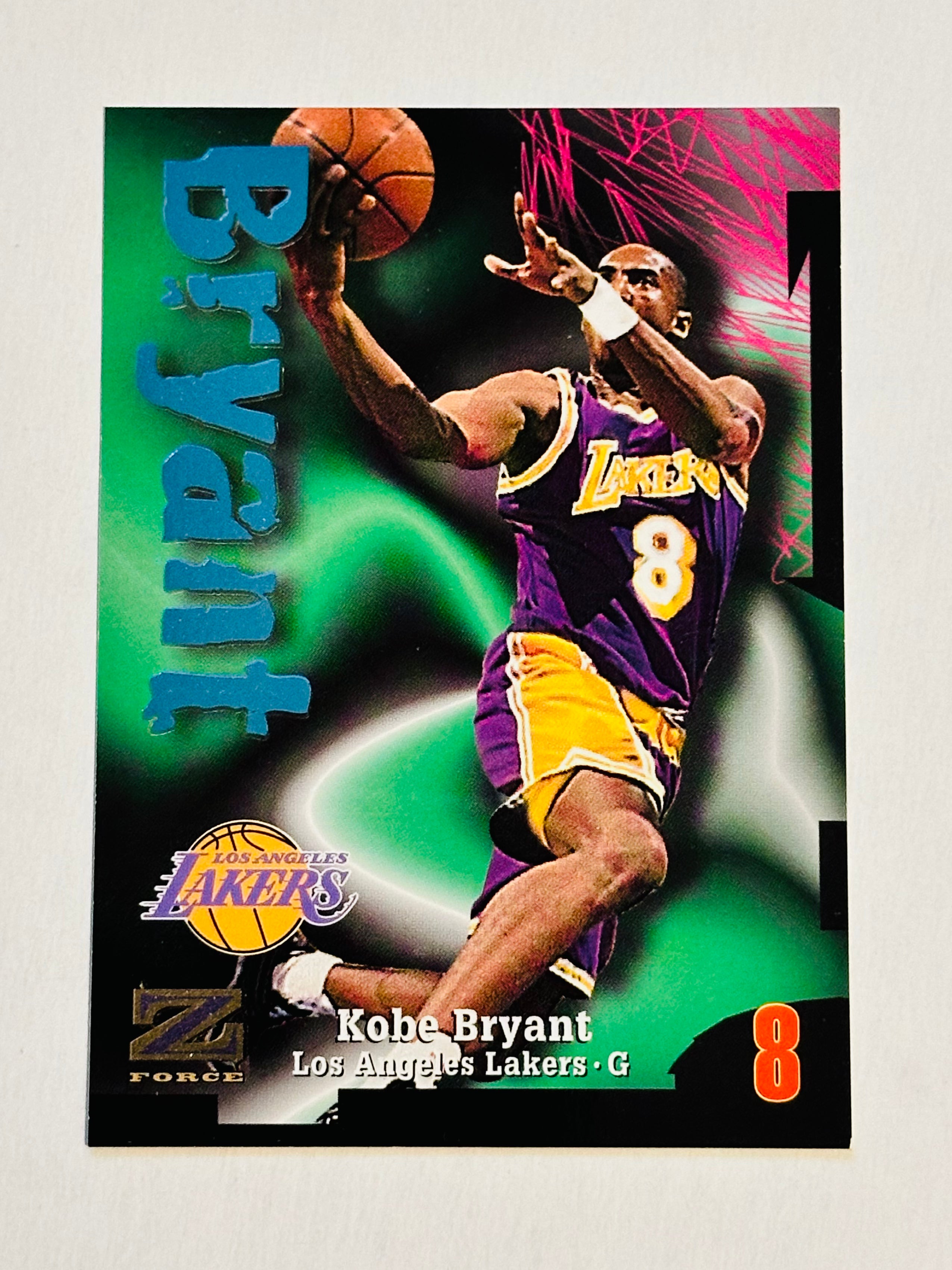 Kobe Bryant 2nd year Z force high grade basketball card 1997