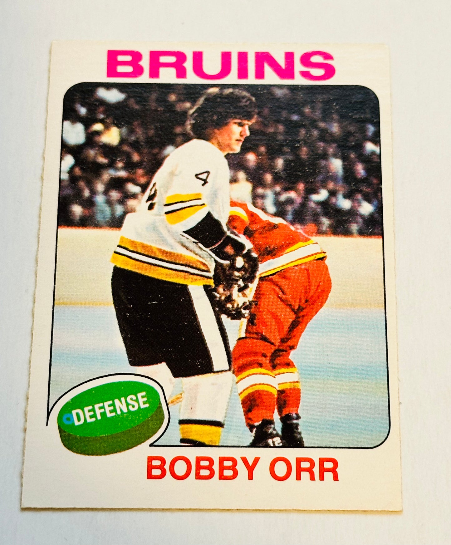 Bobby Orr opc hockey card 1975-76