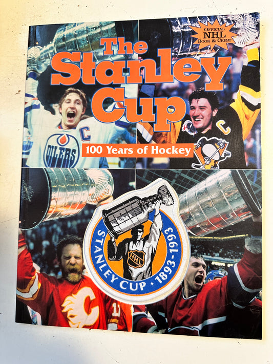 The Stanley Cup 100 Hundred years of hockey book with large patch