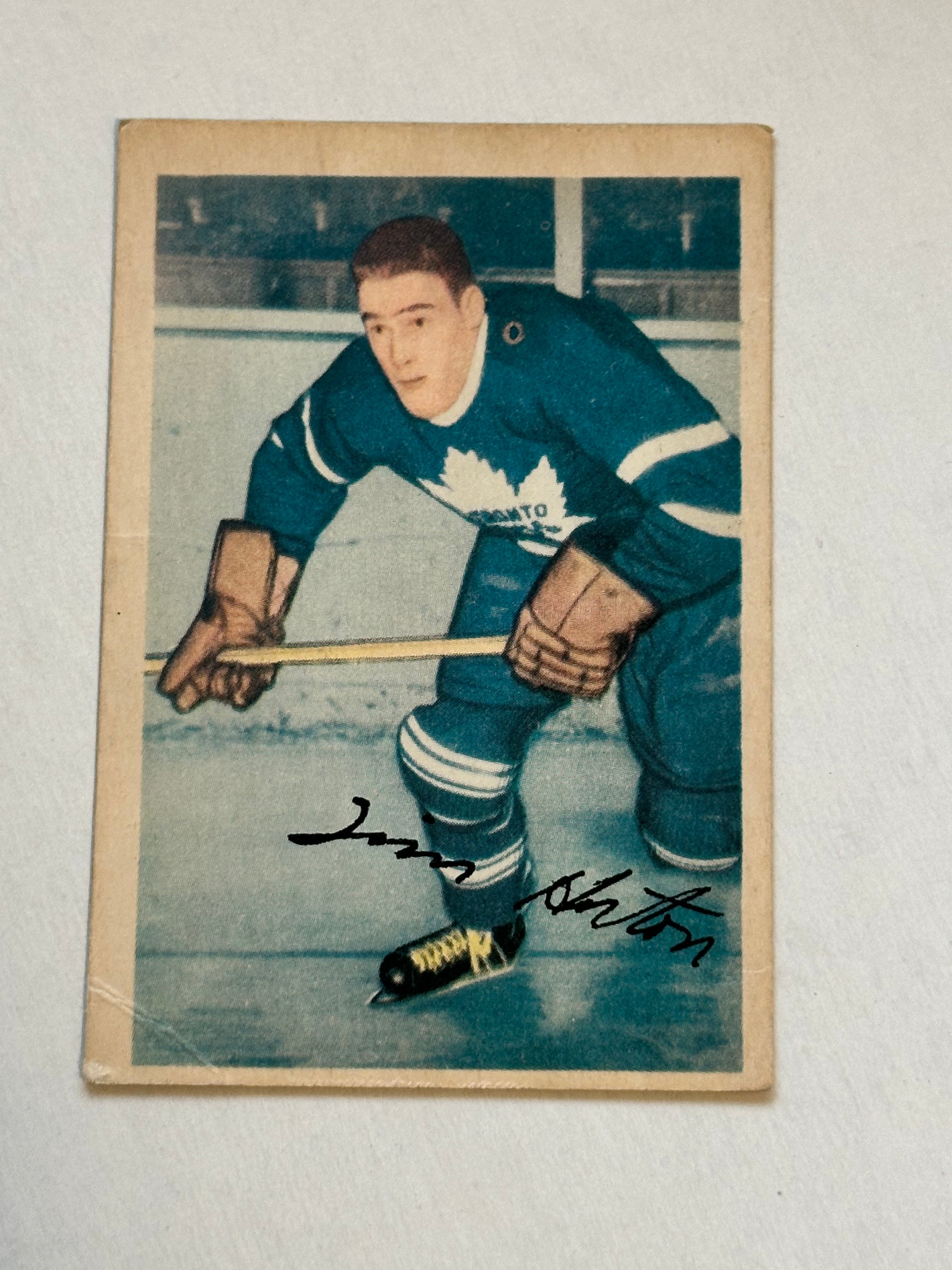 Tim Horton Leafs Legend rare original Parkhurst hockey card 1953-54