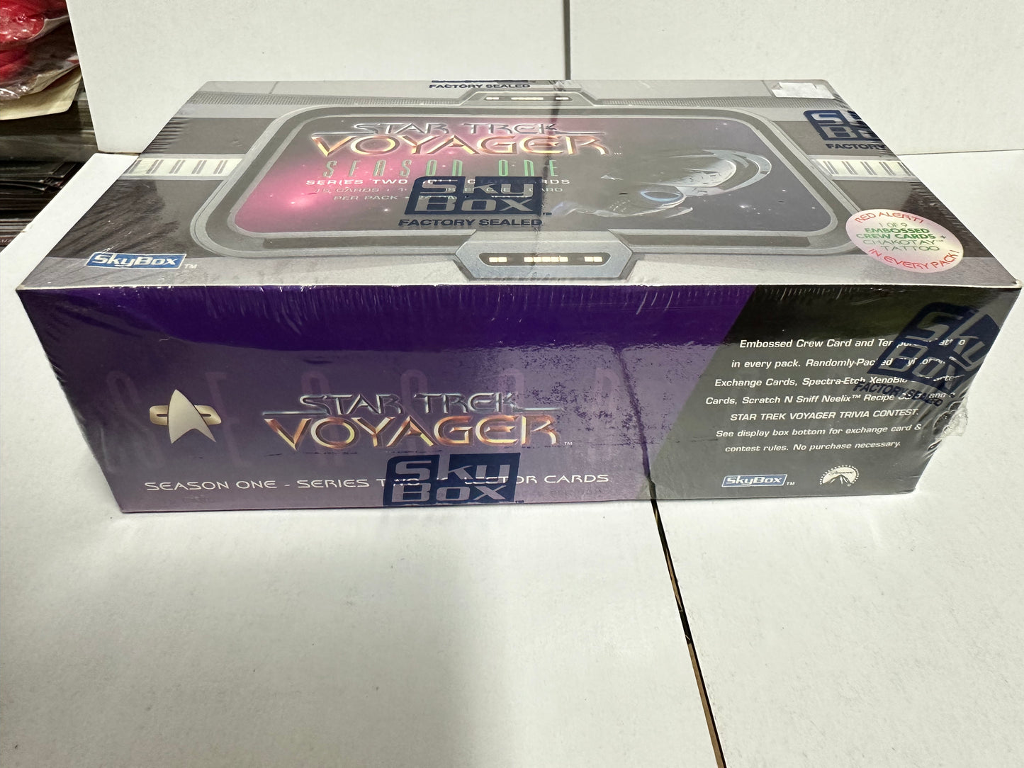 Star Trek Voyager cards rare special version  season one series 2 regional issued version jumbo box 1990s