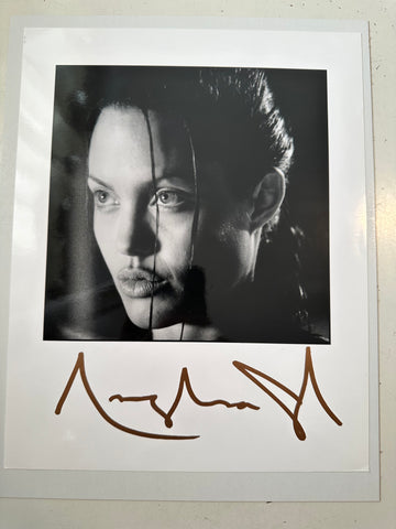 Angelina Jolie rare autograph 8x10 photo with COA