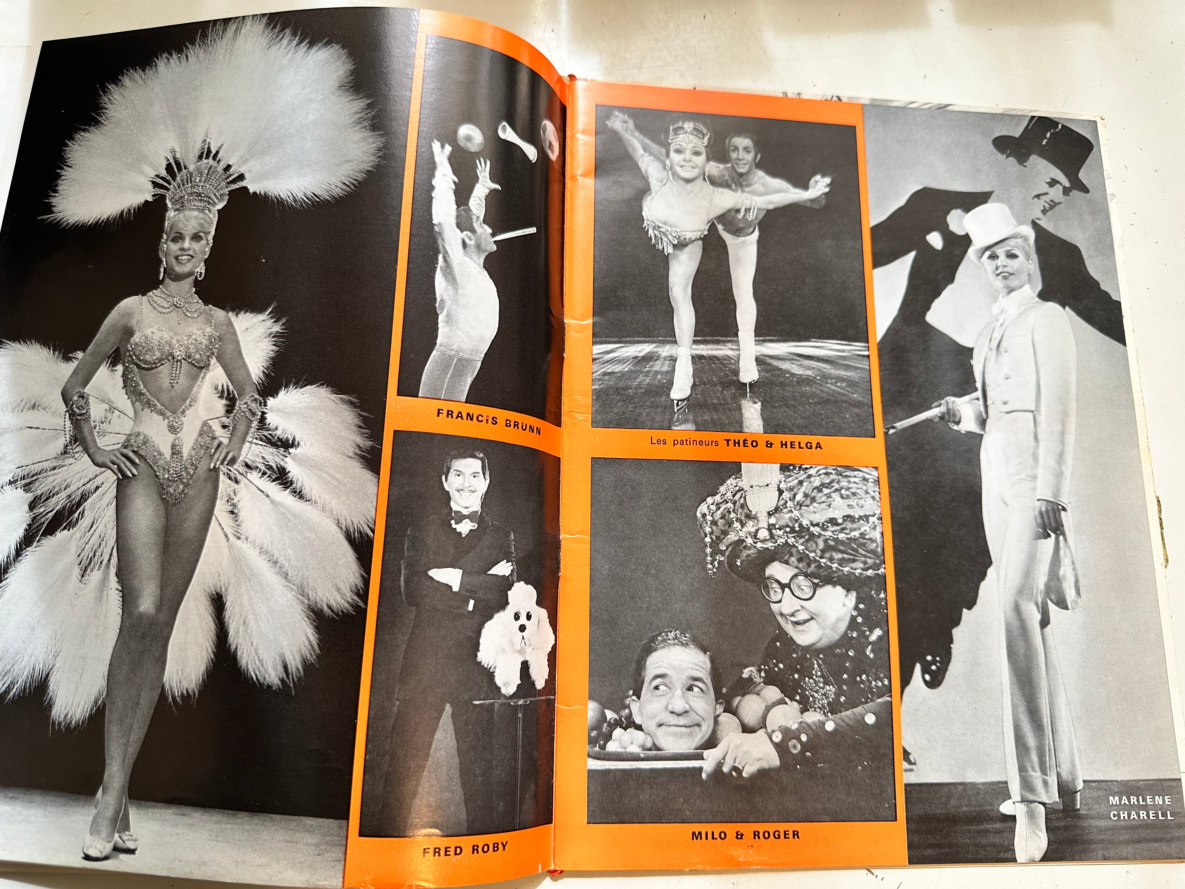 Lido Paris show program with tassle 1970