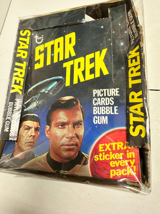 Star Trek TV show original display box 1976