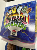 Universal Monsters rare Pizza Hut display box with cup lids 1989.