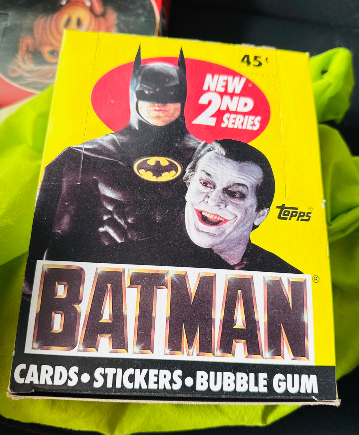 Batman movie series 2 rare vintage 36 sealed packs photo cards box 1989