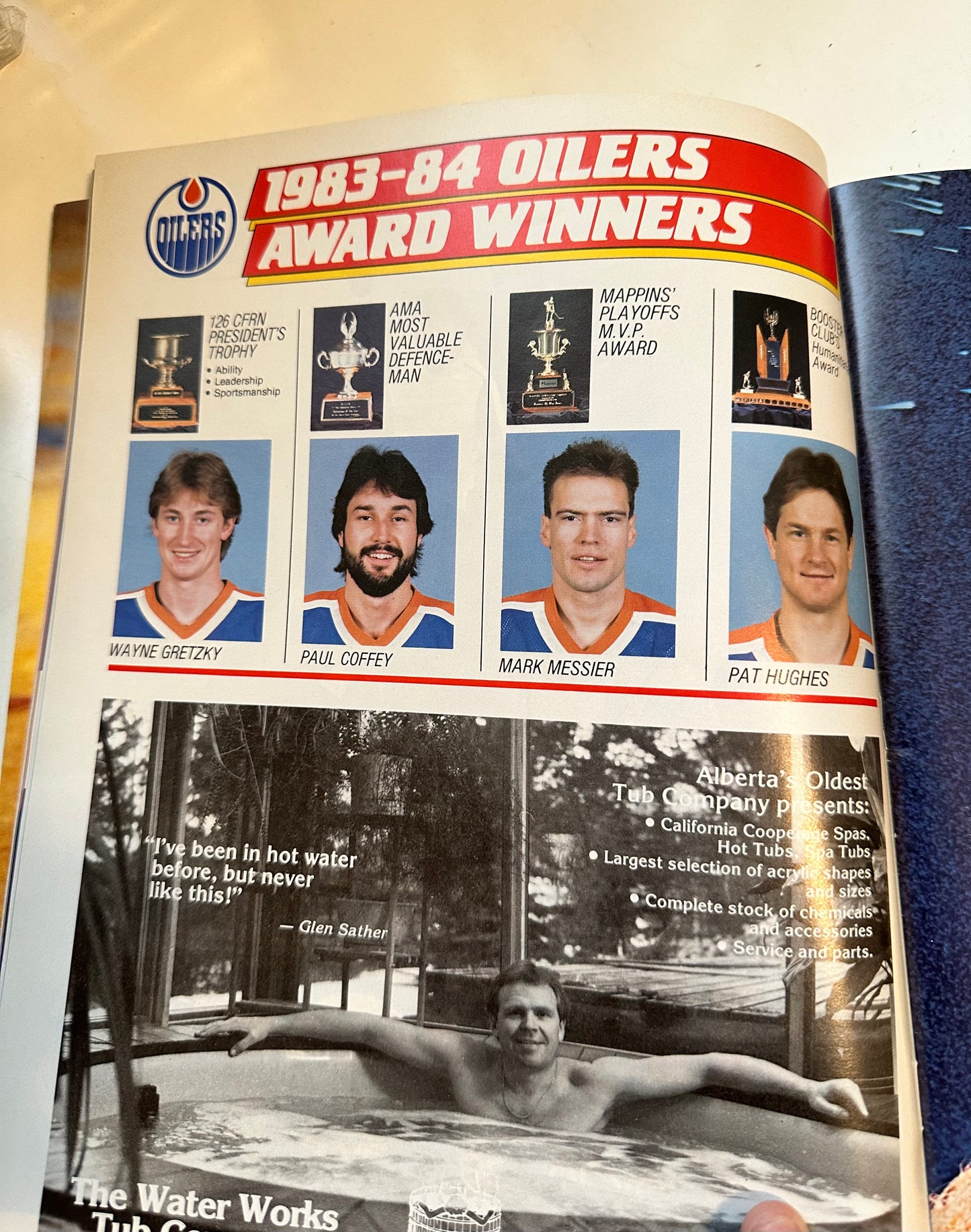 1984-85 Edmonton Oilers Vs Flyers Action Stanley Cup magazine