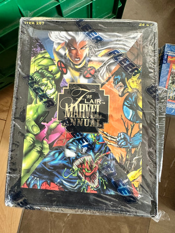 Flair Marvel Annual rare factory sealed box 1995