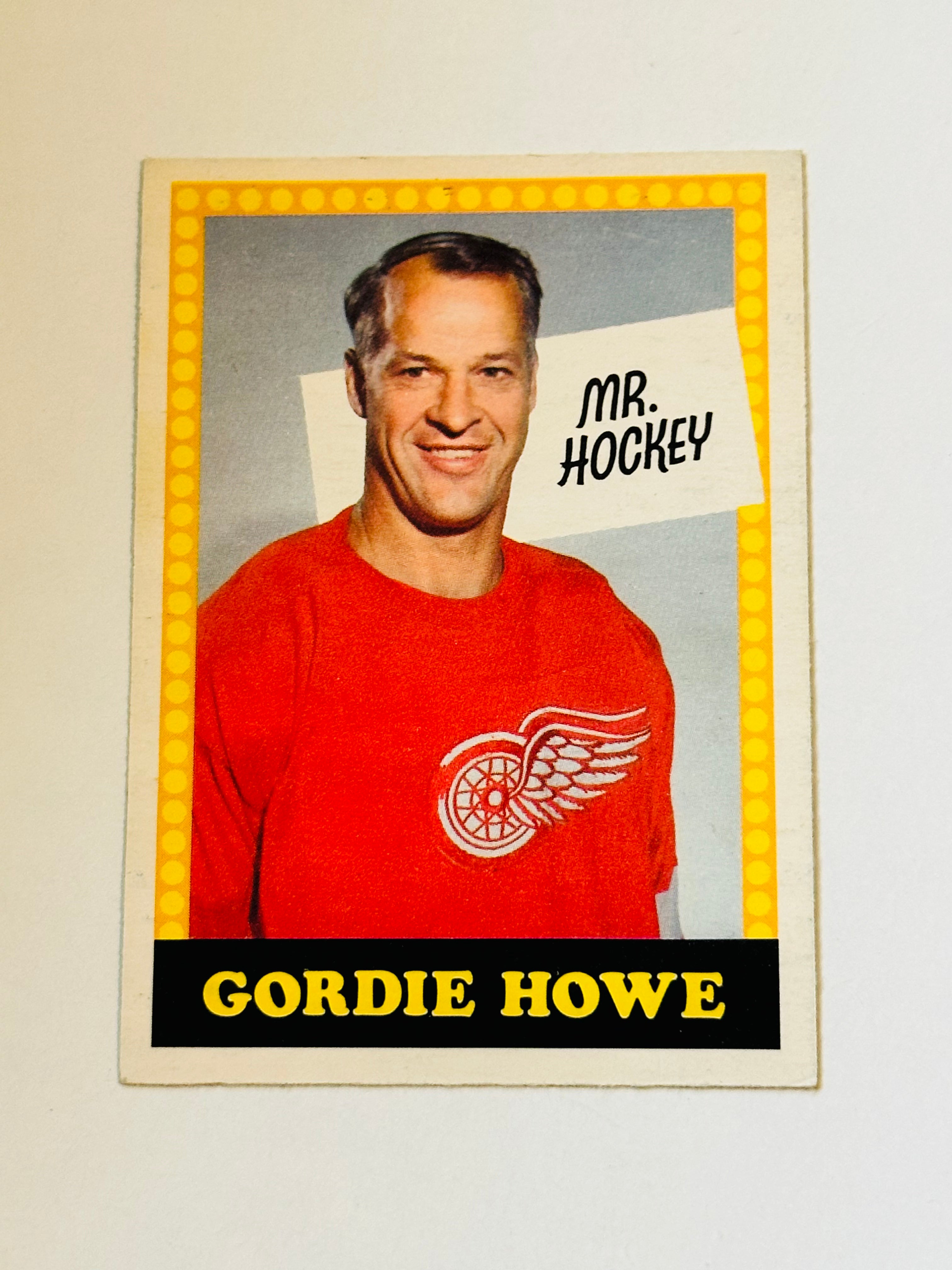 Gordie Howe Mr. Hockey high grade Opc card 1969-70