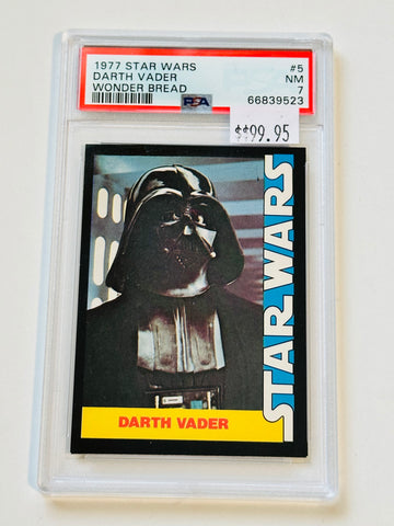 1977 Wonder bread Darth Vader PSA 7 high grade card