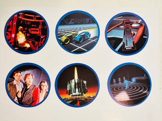 Tron Movie York Peanut Butter rare cards set 1981