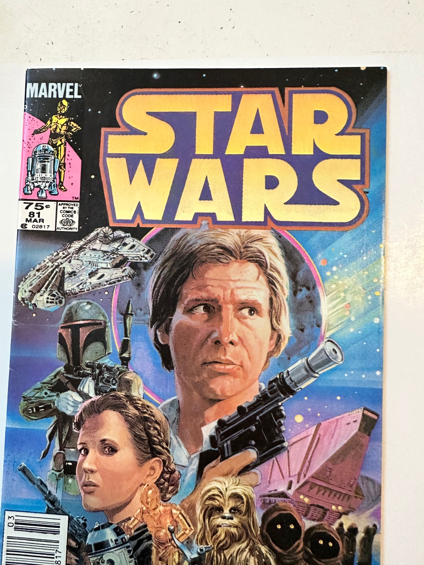 Star Wars comic #81 Boba Fett key issue comic book 1984