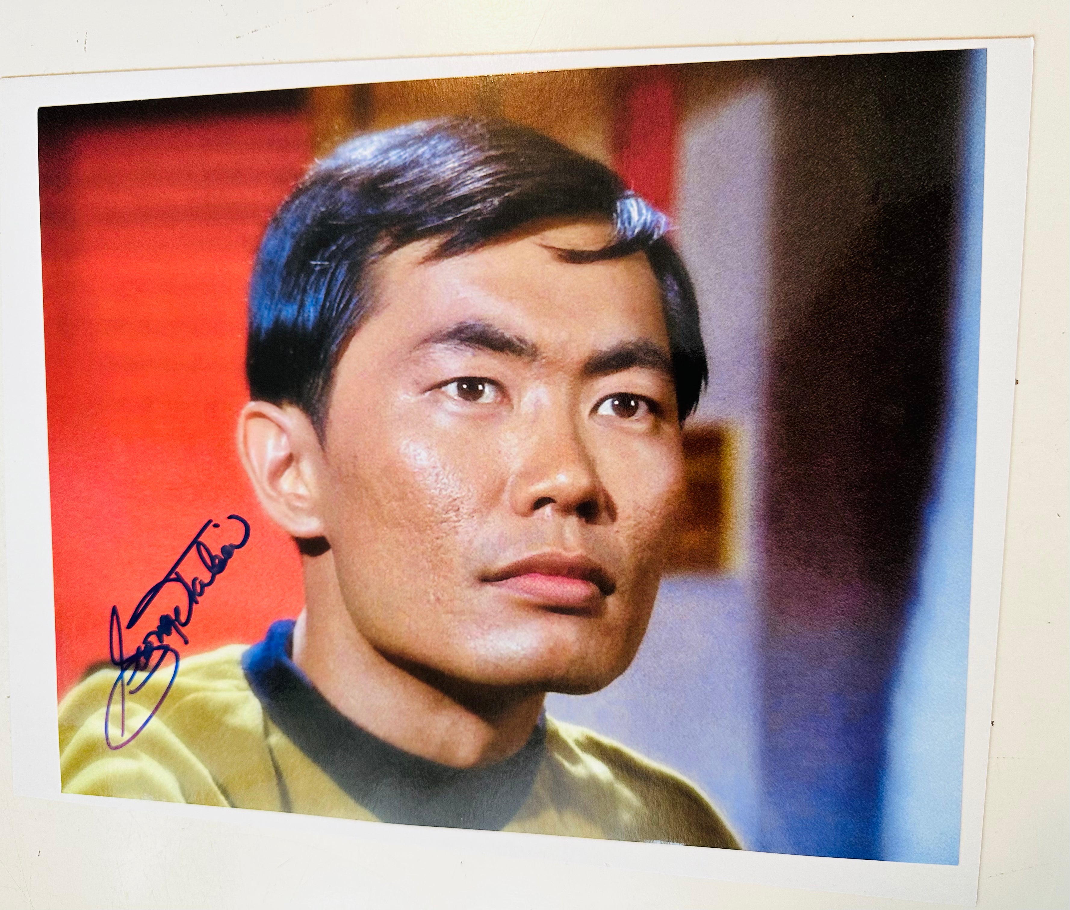 Star Trek George Takei rare autograph 8x10 photo with COA