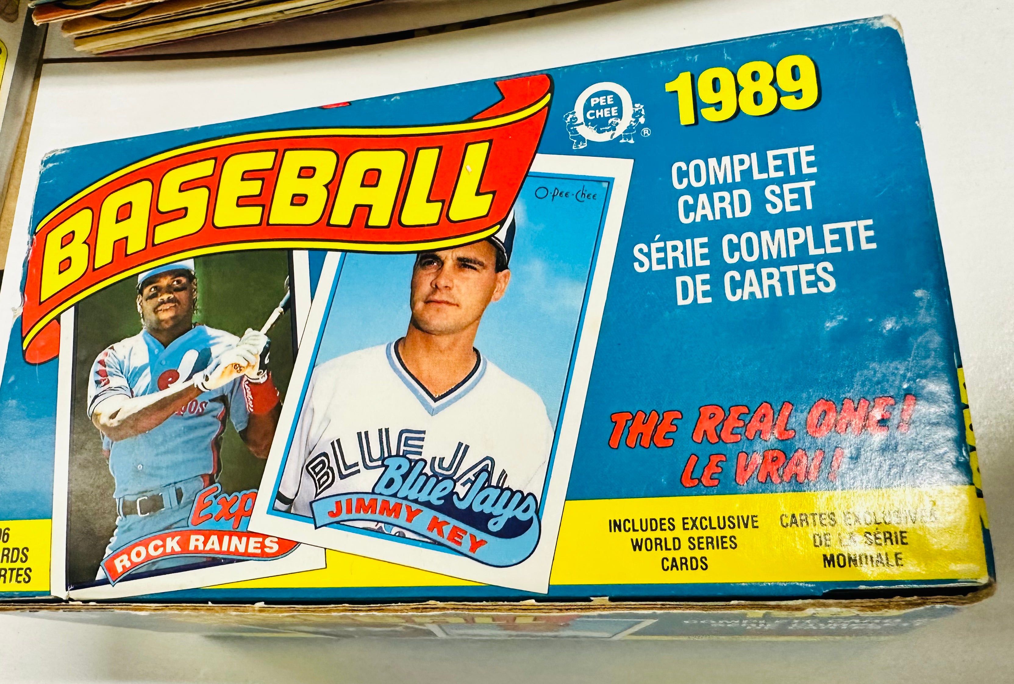 1989 Opc Canadian version rare baseball factory cards set 1989