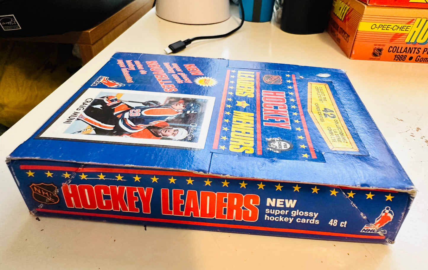 Hockey Leaders Opc cards 48 packs box 1987