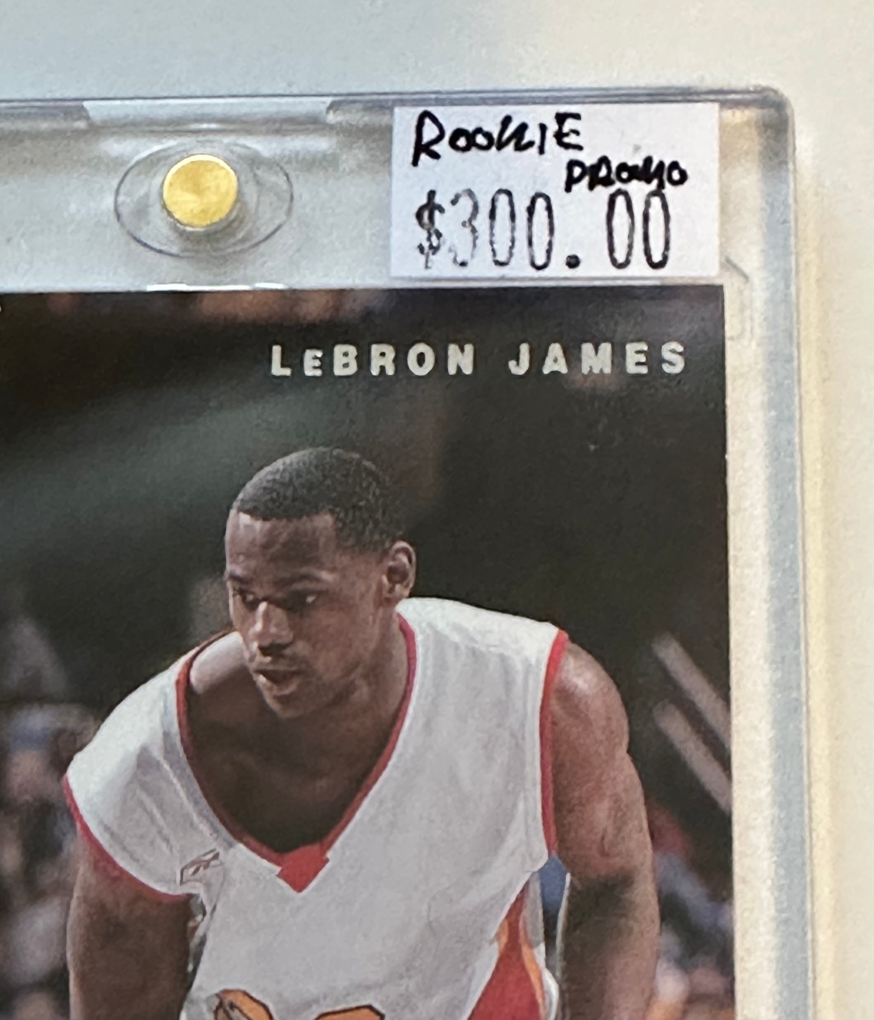 LeBron James UD Top Prospects Rookie NBA Promo Card 2003