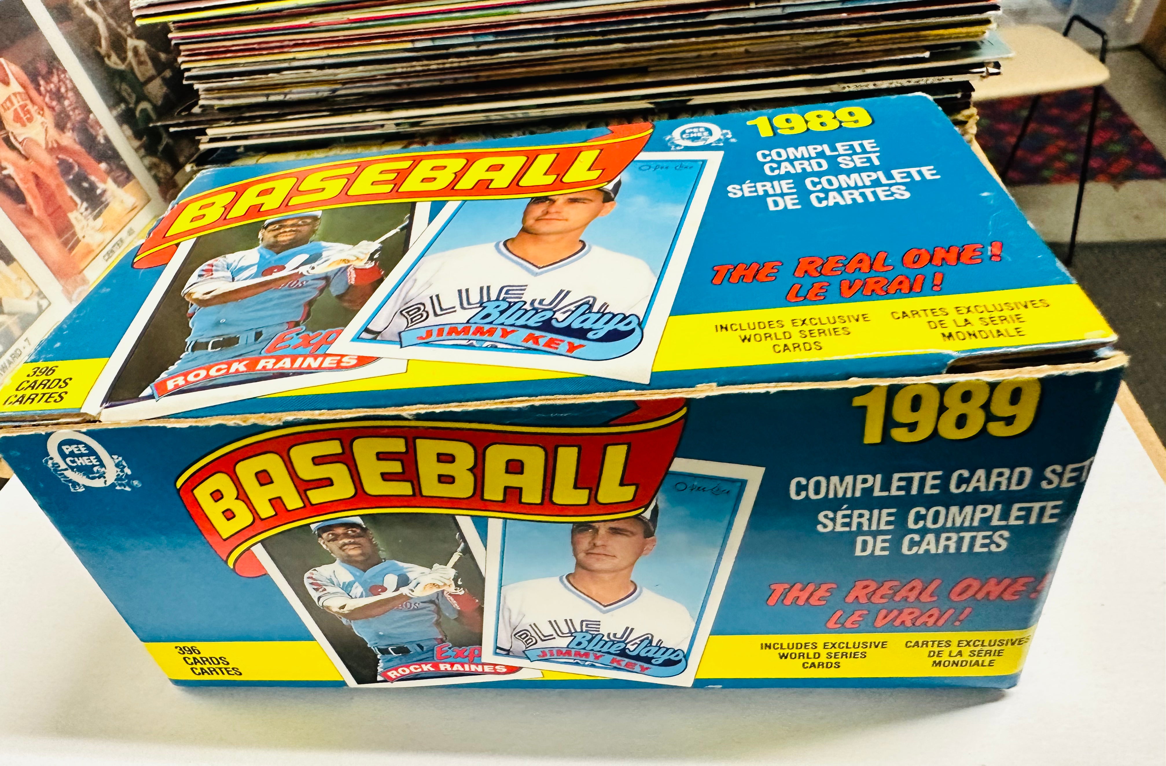 1989 Opc Canadian version rare baseball factory cards set 1989