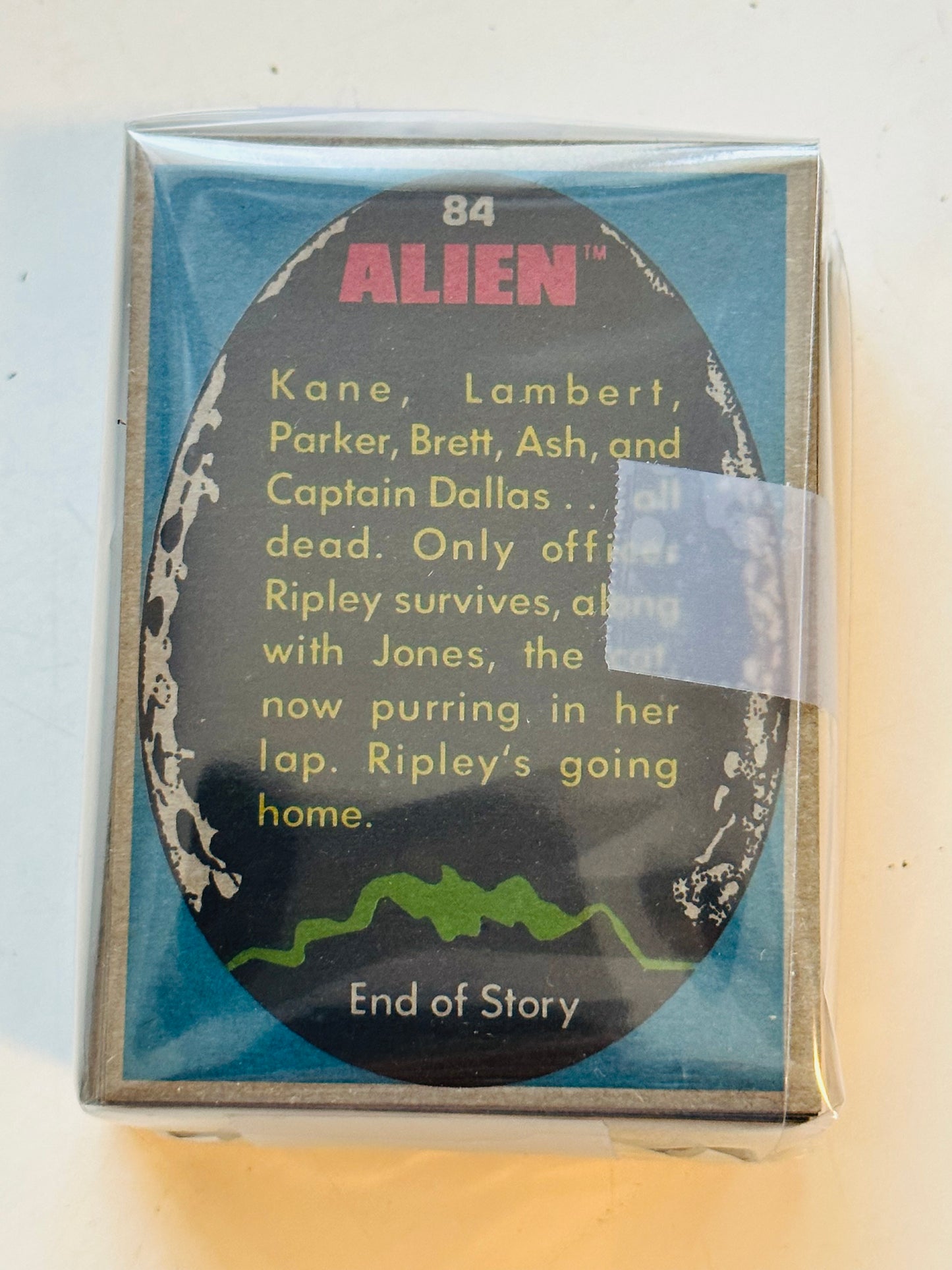 Alien movie cards set with wrapper ( no stickers ) 1979