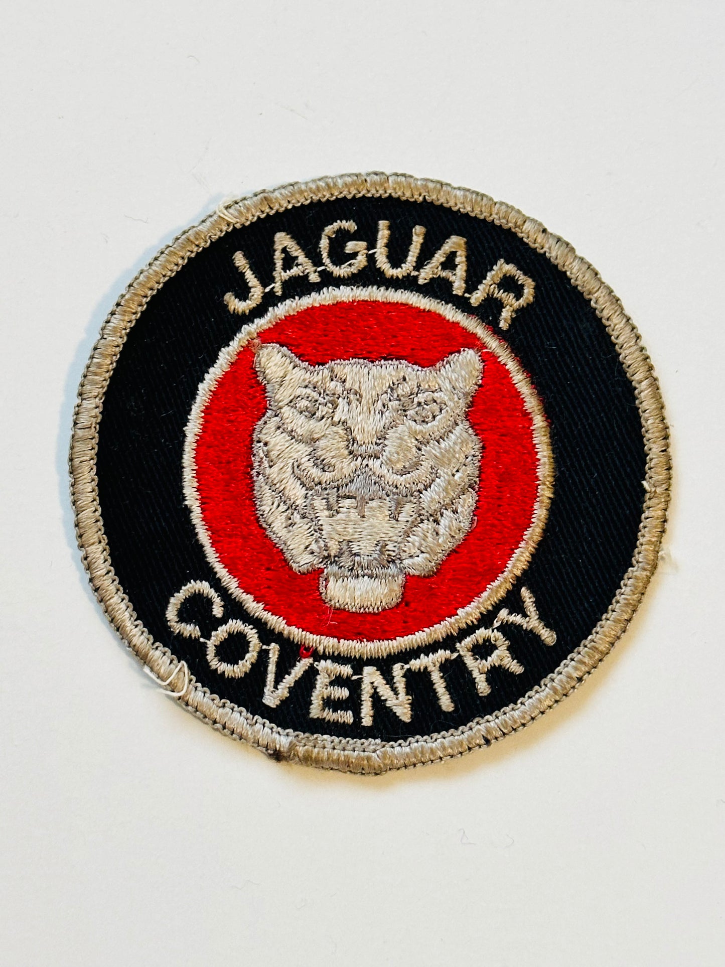 Jaguar Coventry vintage car patch 1970s