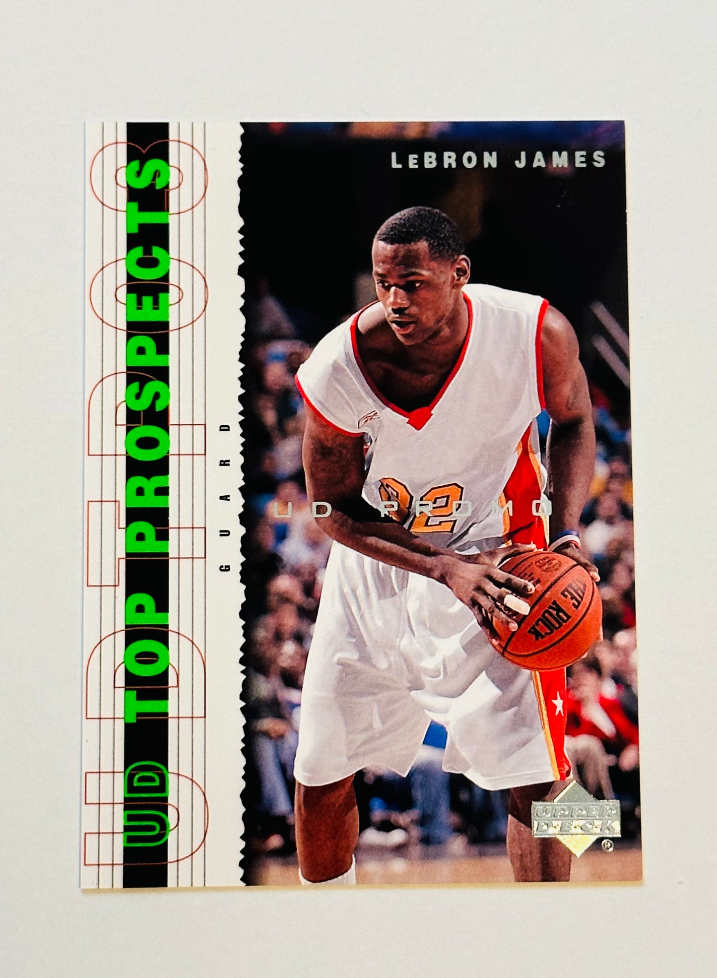 LeBron James UD Top Prospects Rookie NBA Promo Card 2003