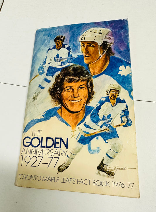 Toronto Maple Leafs hockey media guide 1976-77