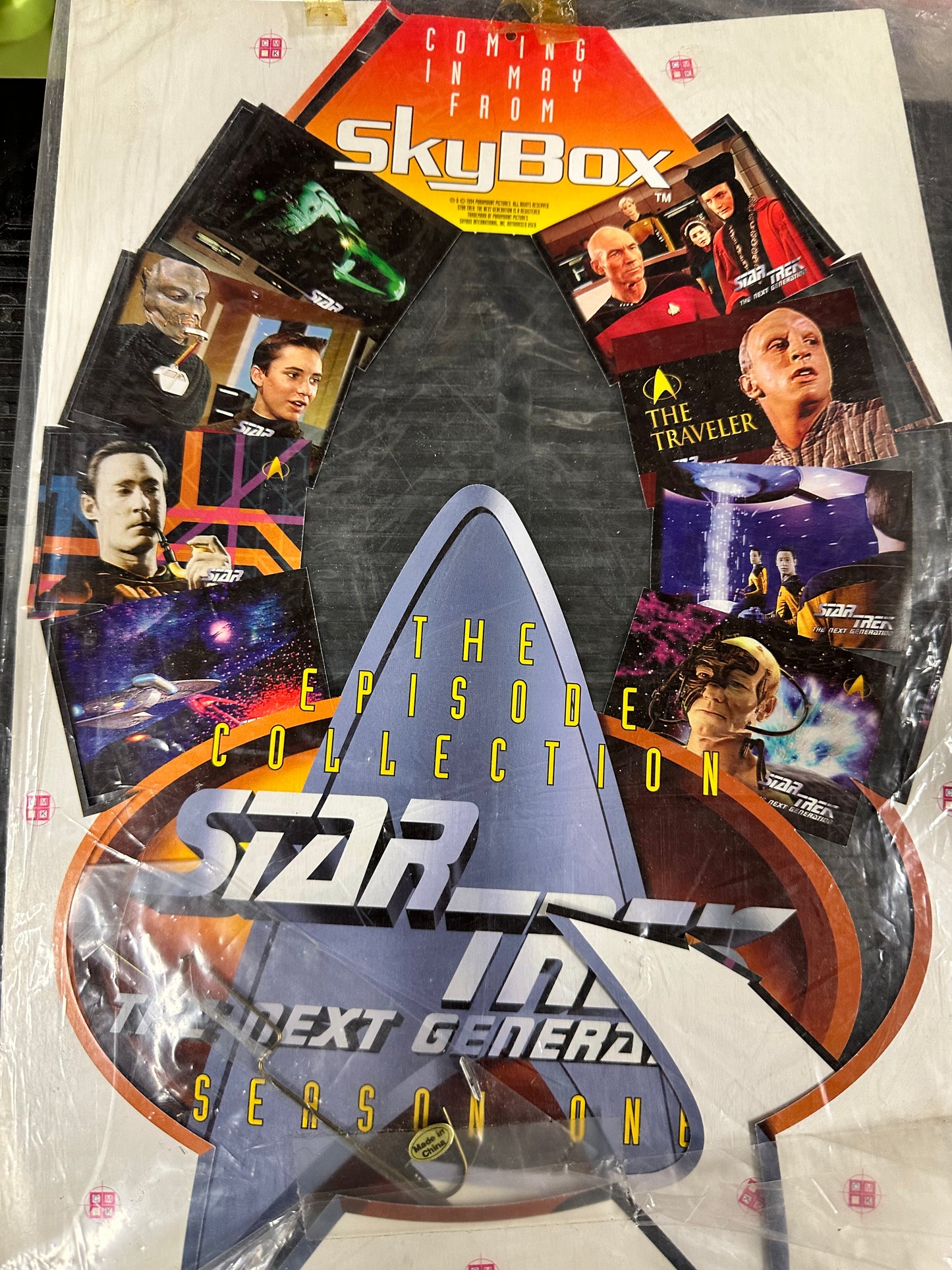 Star Trek Next Generation TV show rare advertisement mobile 1994