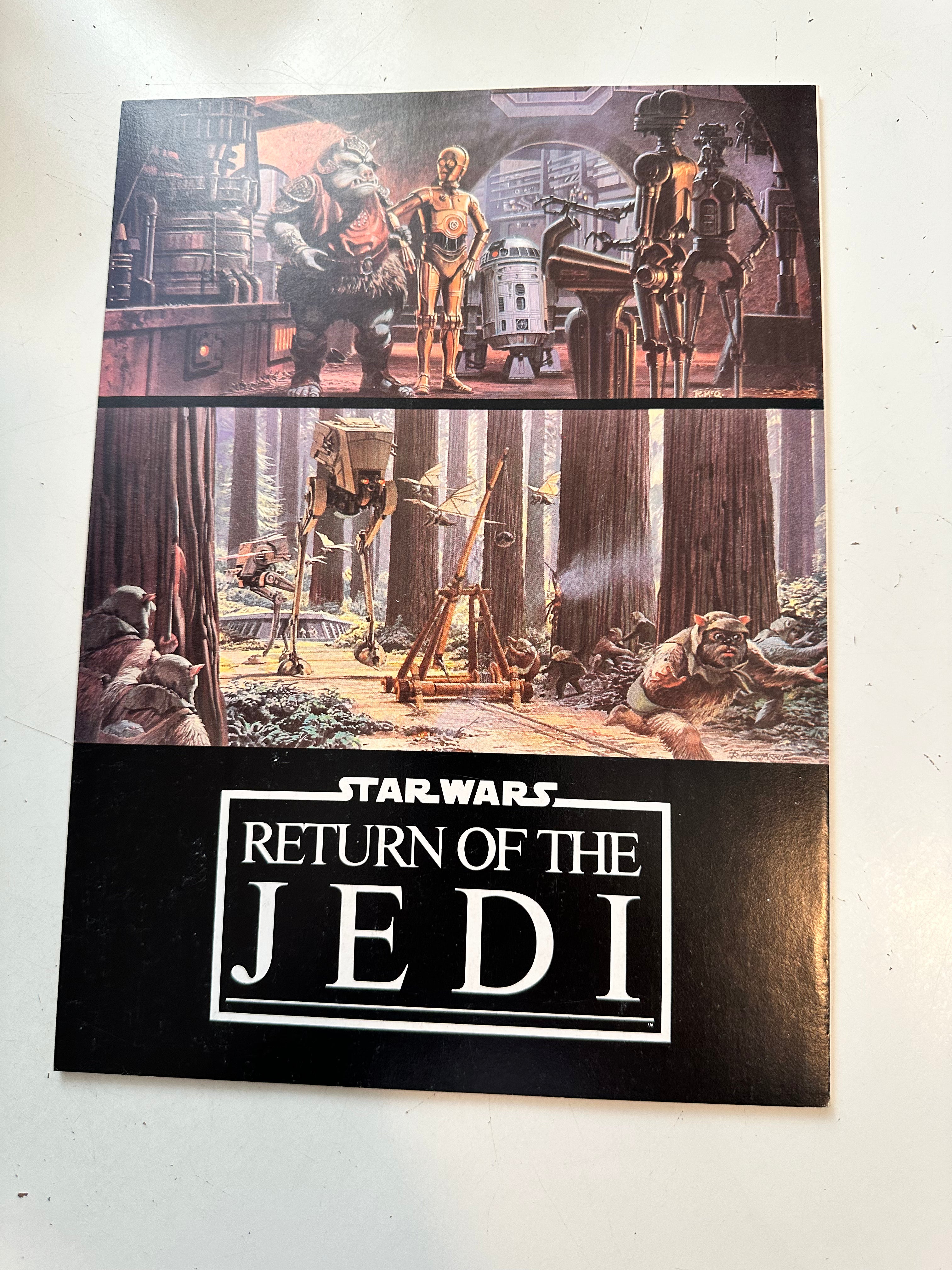 Star Wars Return of the Jedi collectors edition soft cover book 1983