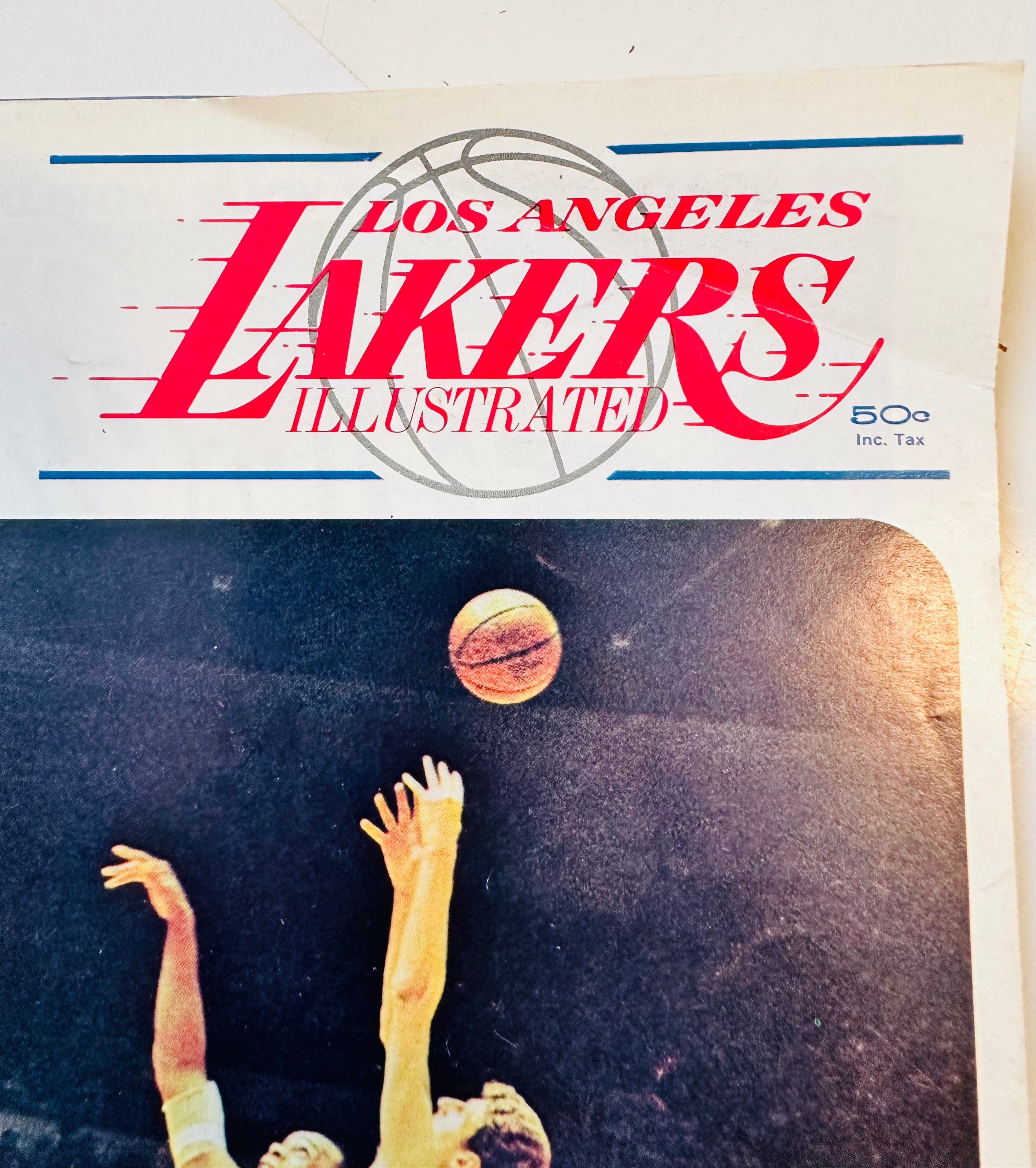 LA Lakers Vs San Diego Rockets rare ABA basketball game program 1968