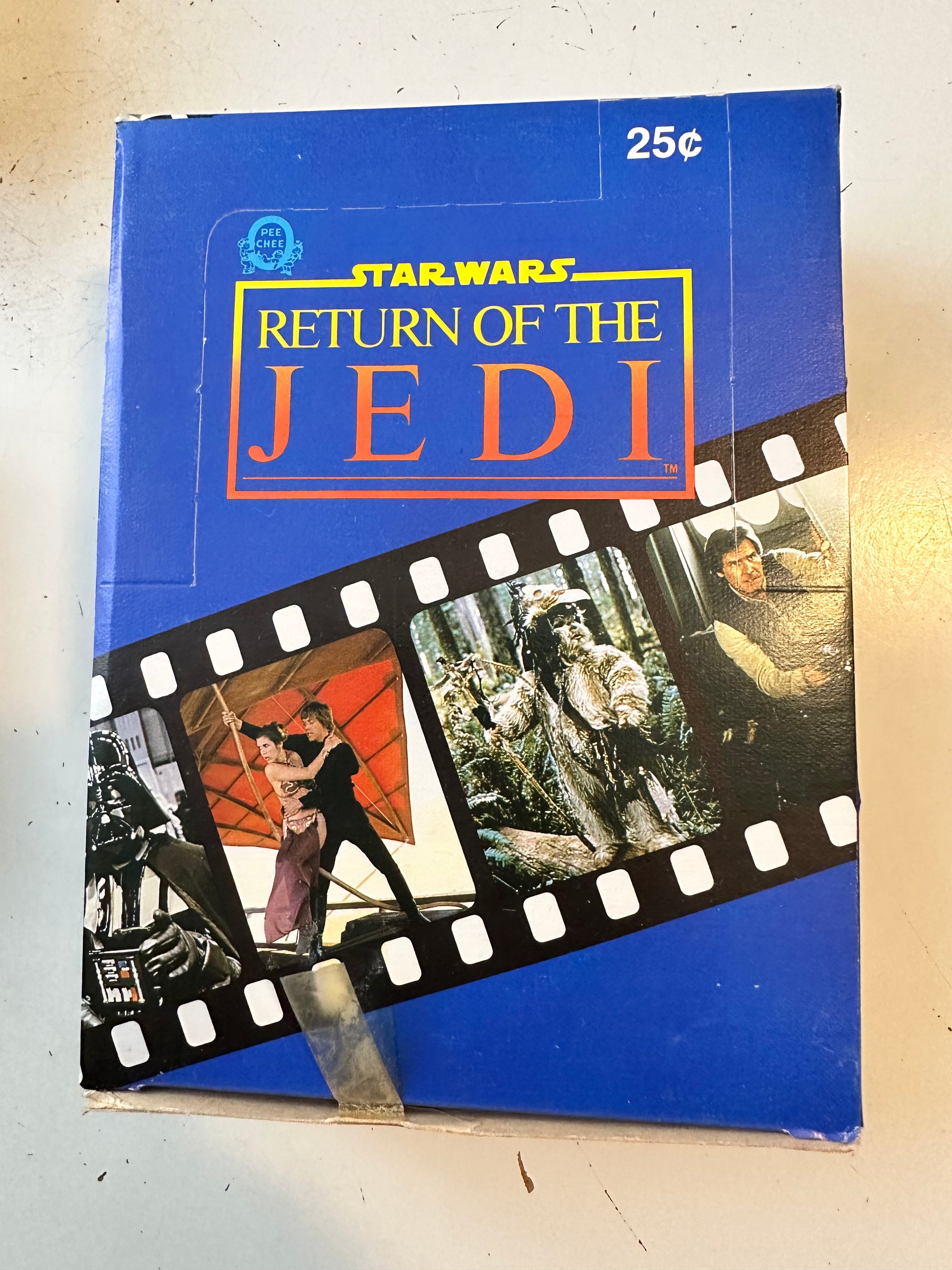Return of the Jedi Opc Canadian rare 36 packs box 1983