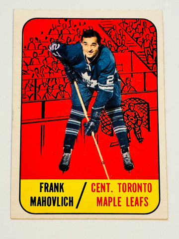 Frank Mahovlich Autographed Trading Cards, Signed Frank Mahovlich  Inscripted Trading Cards