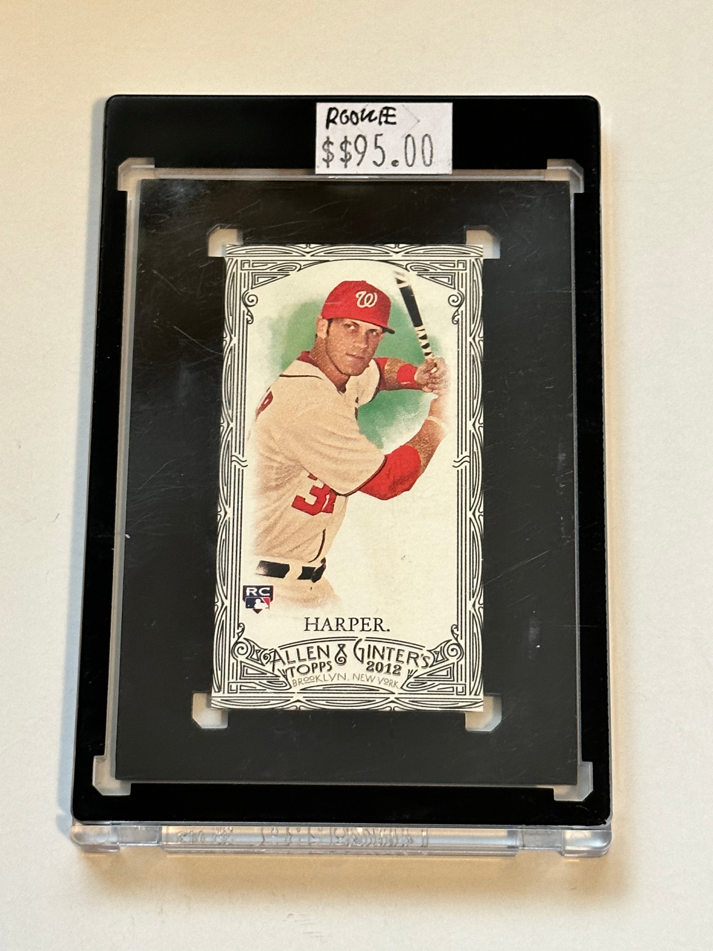 Bryce Harper Allen and Ginters baseball rookie card