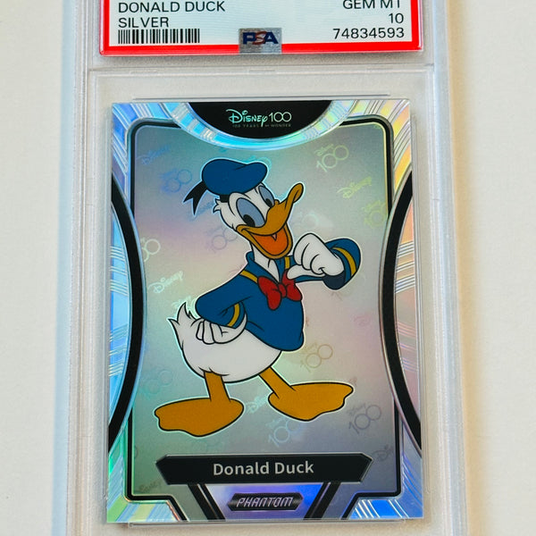 Disney 100 Kakawow Donald Duck silver PSA 10 high grade card