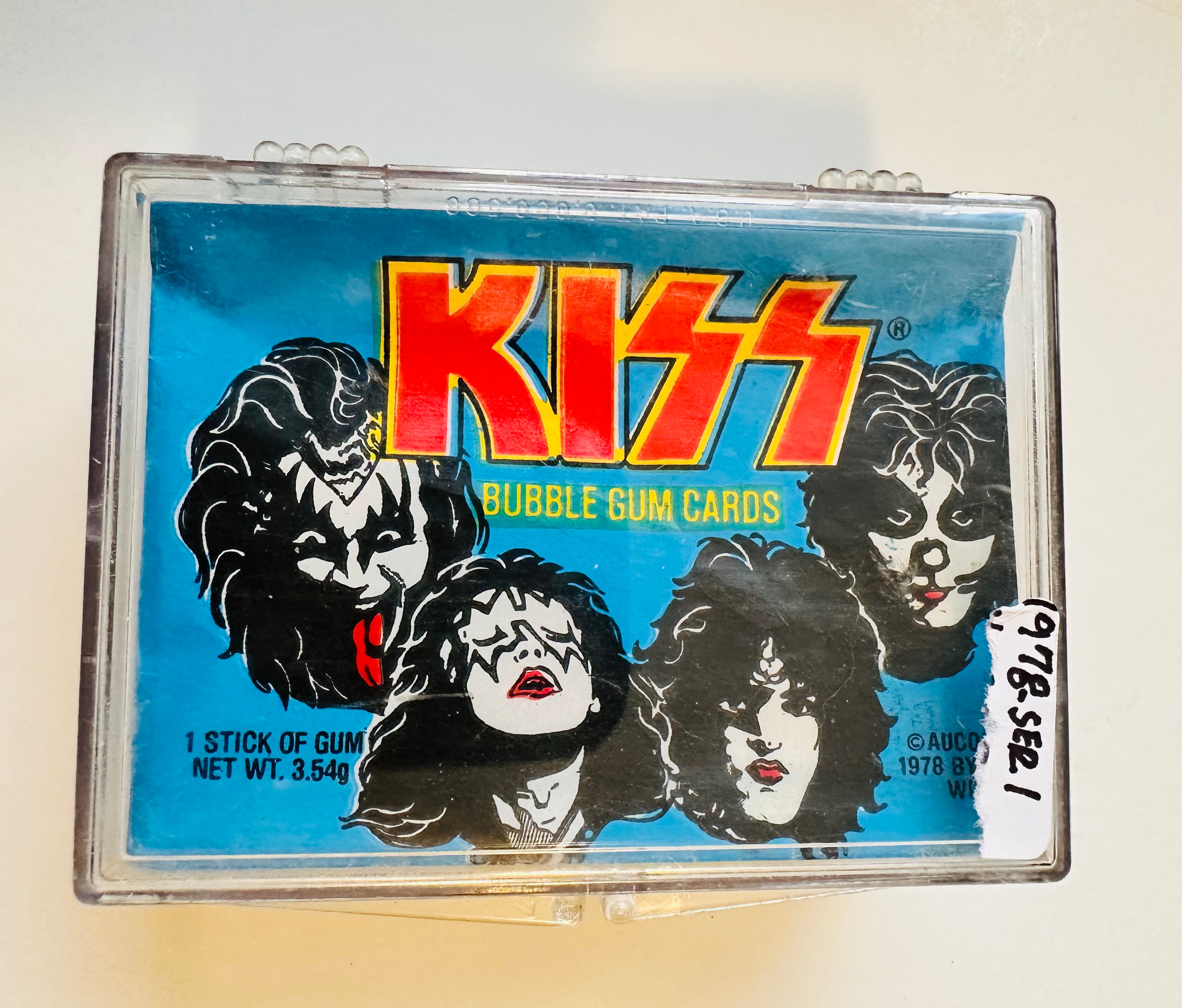 Kiss rockstars high grade series 1 cards set with wrapper 1978