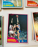 1981-82 Topps Mid-west high grade basketball cards set #67-110