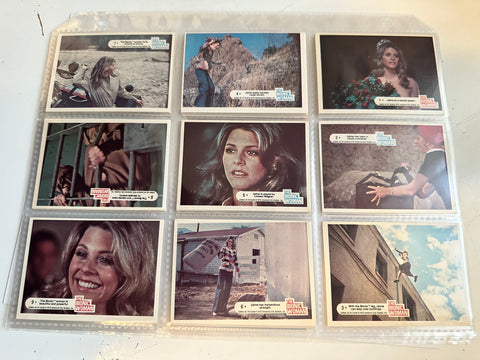 Bionic woman TV show cards set 1976